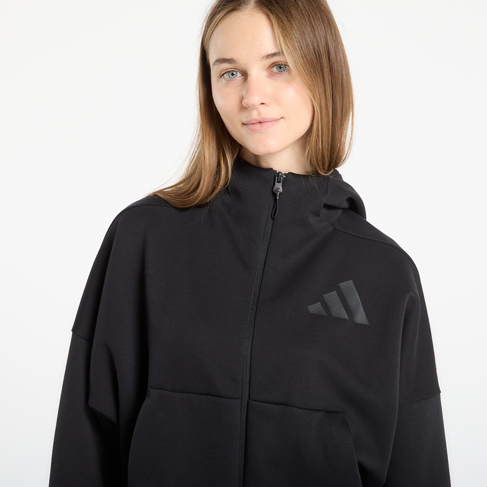 Женские худи adidas W Z.N.E. Fz Black