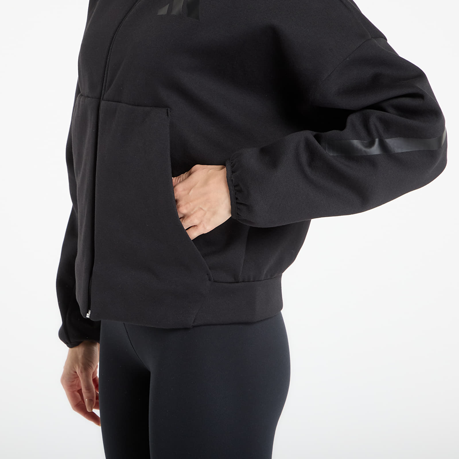 Женские худи adidas W Z.N.E. Fz Black