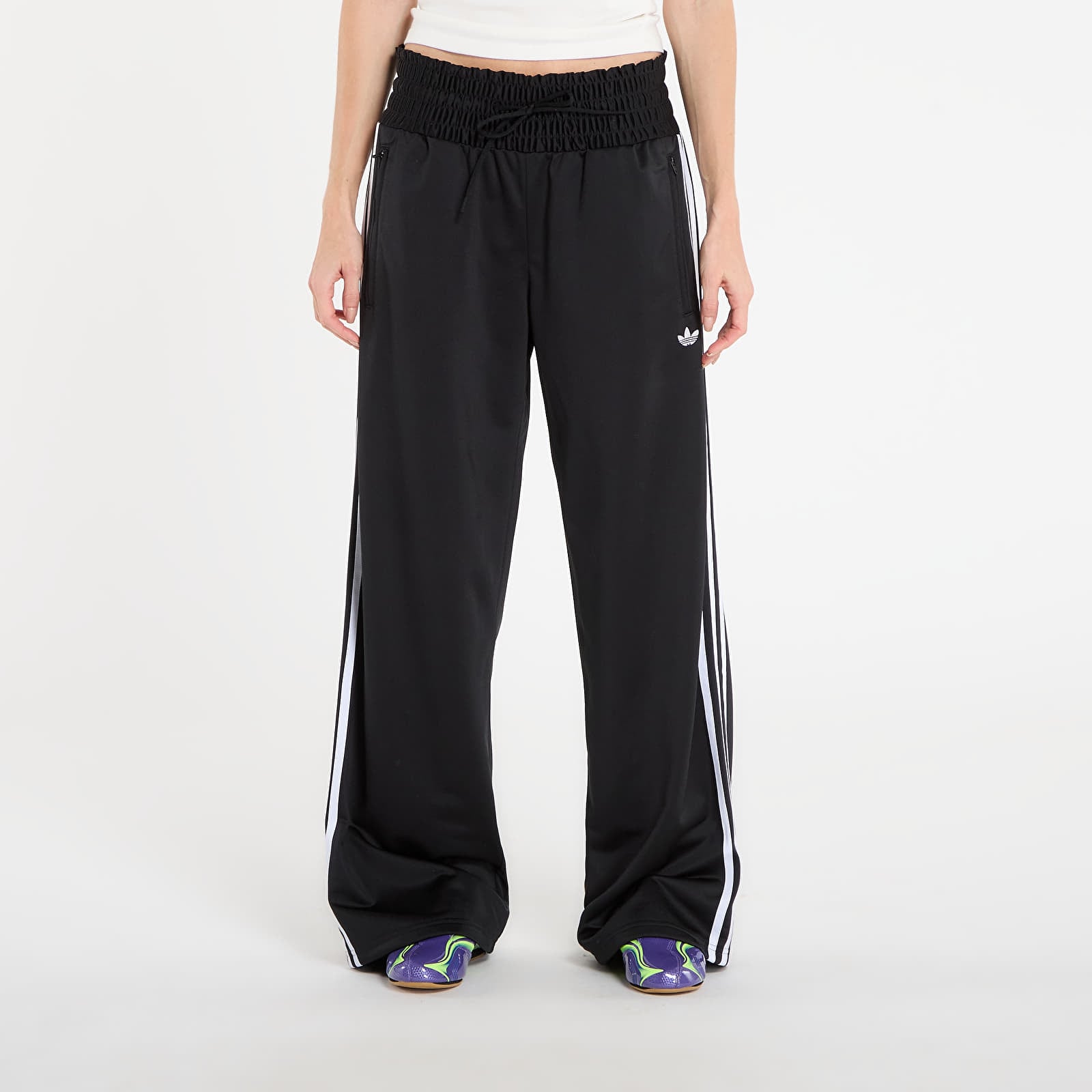 Sieviešu bikses adidas Smocked Fb Track Pants Black