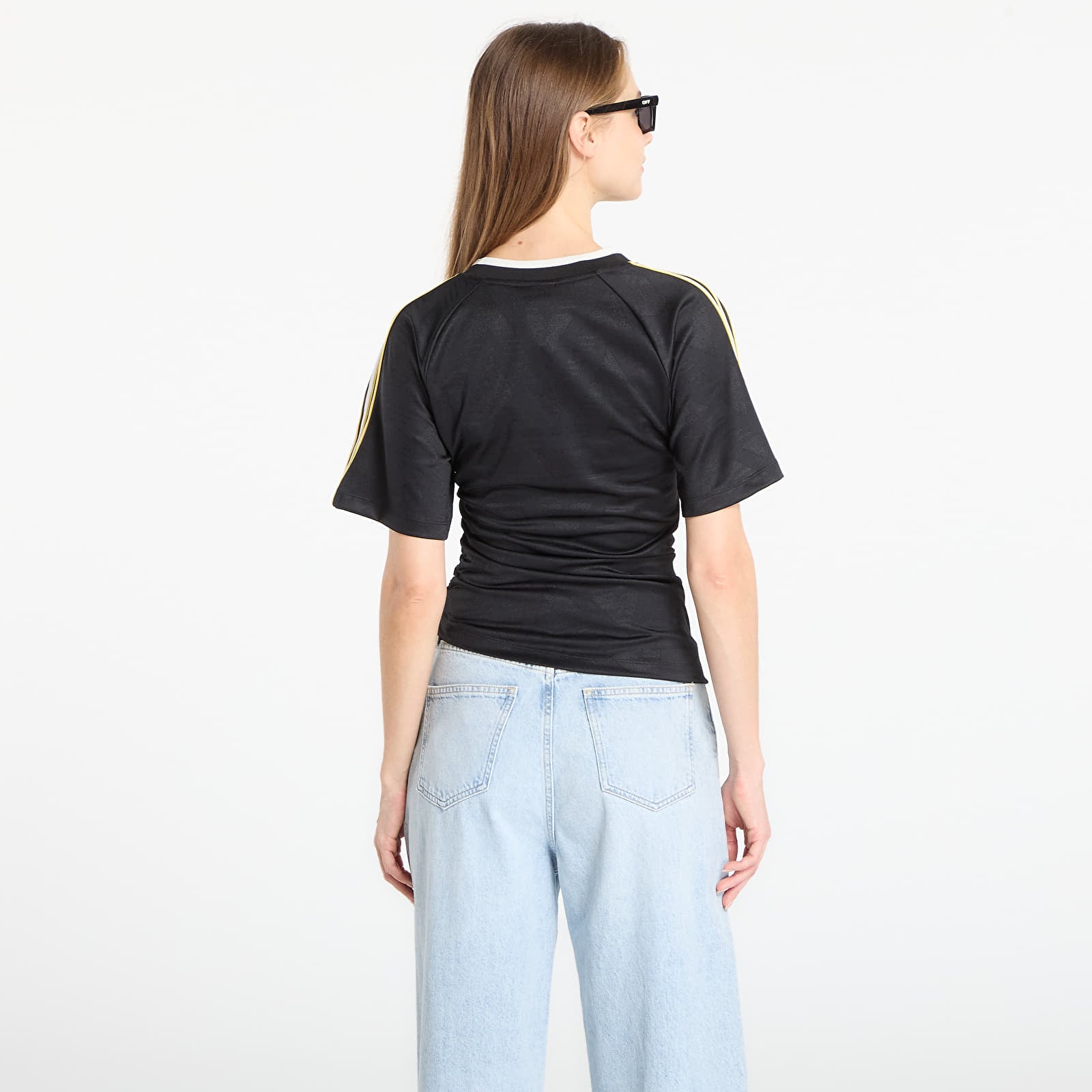 T-Shirts Frau adidas Rouched Foot J Black