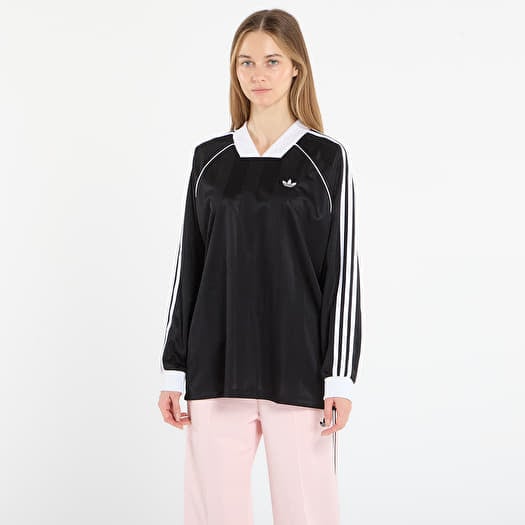 T-Shirt adidas 3S Jaquard Ls Black