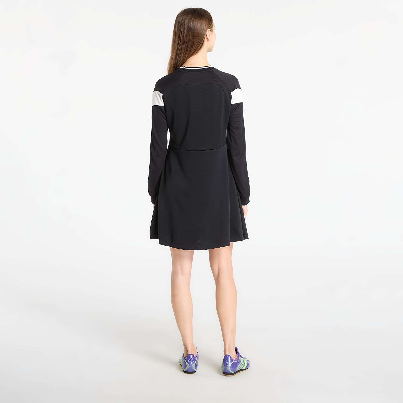Šaty adidas W Her Dress Black/ Off White/ White