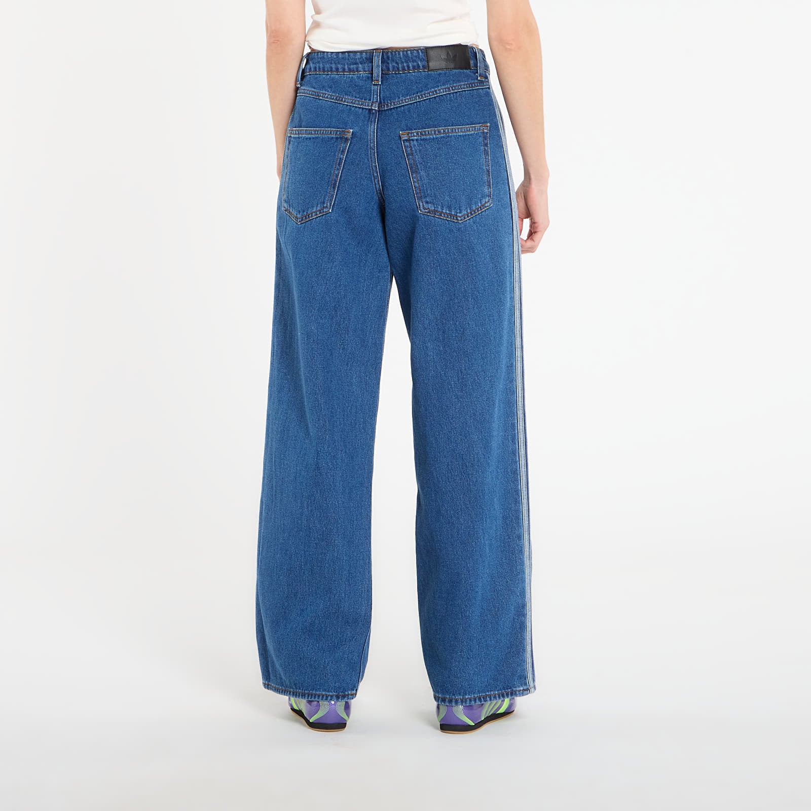 Women's Trousers adidas Firebird Track Pants Denim Medvin