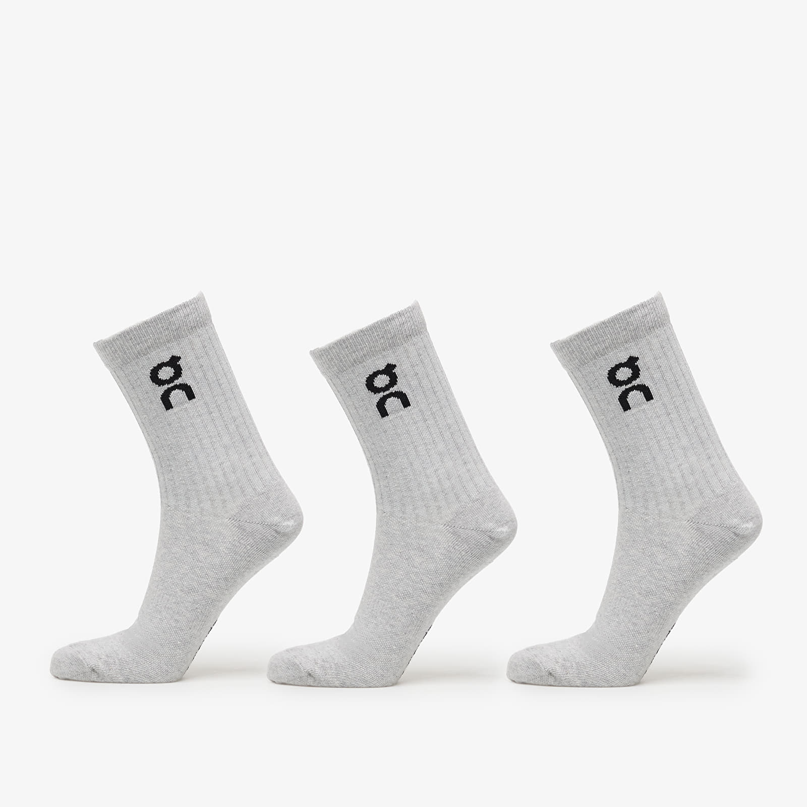 Socken für Männer On Logo Sock High 3-Pack Heather Gray