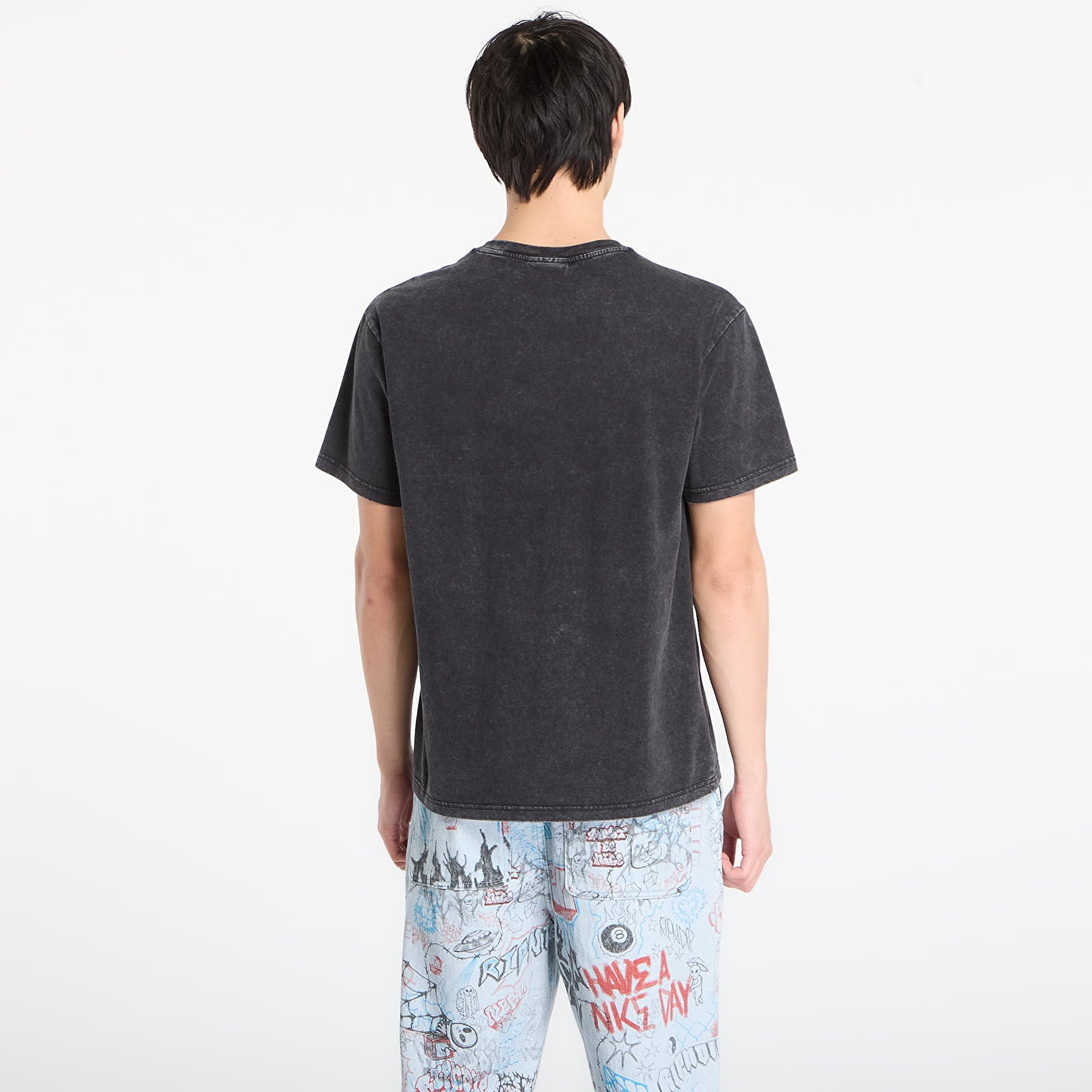 Vyriški marškinėliai RIPNDIP Lord Nermal Pocket Tee Black Vintage Wash