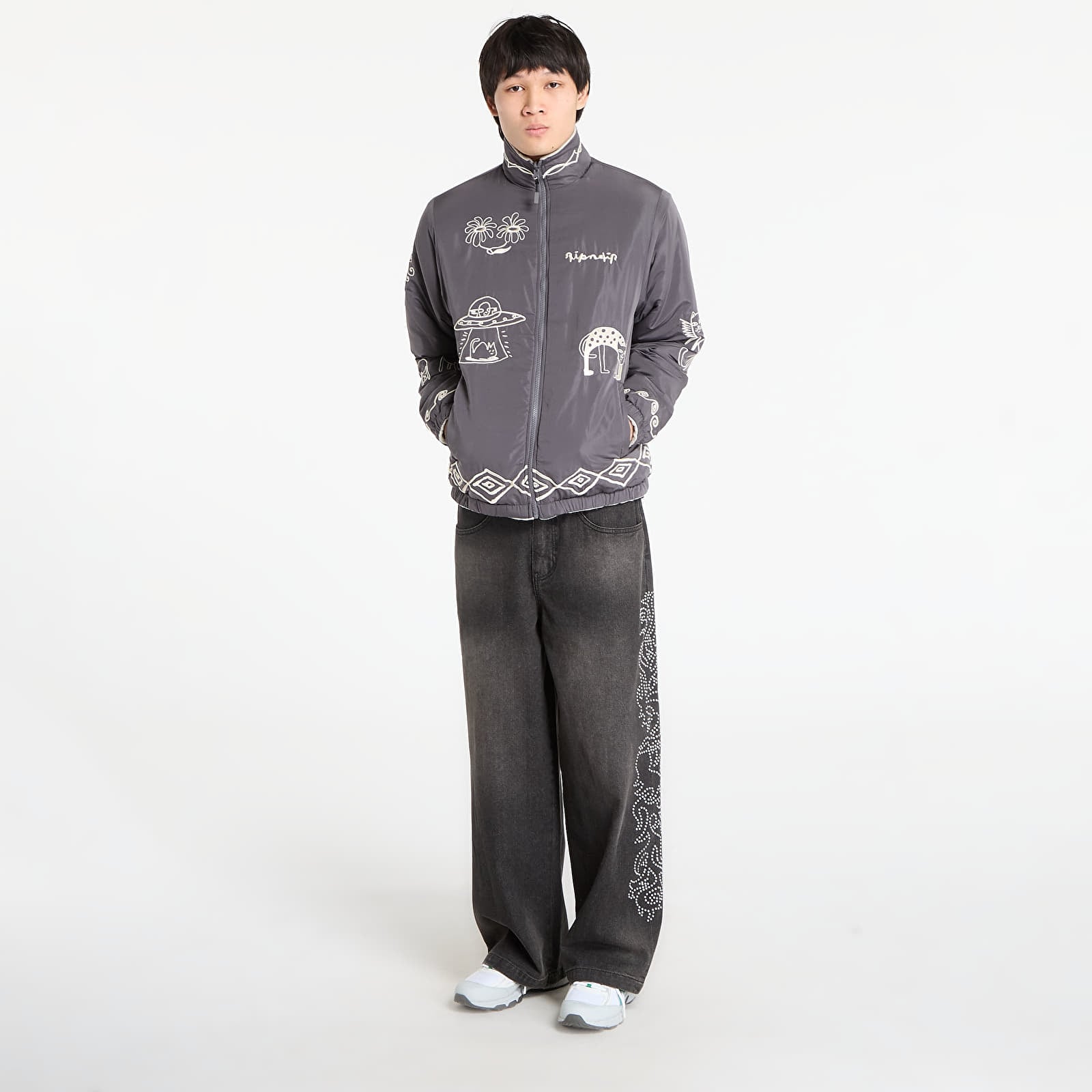 Moške jakne RIPNDIP Blonded Reversible Jacket Black