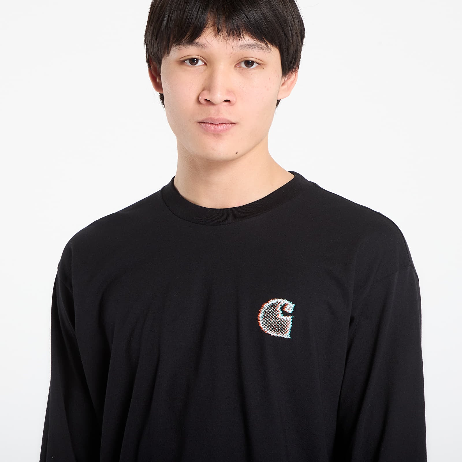 Vīriešu T-krekli Carhartt WIP L/S Mind Your Head T-Shirt UNISEX Black