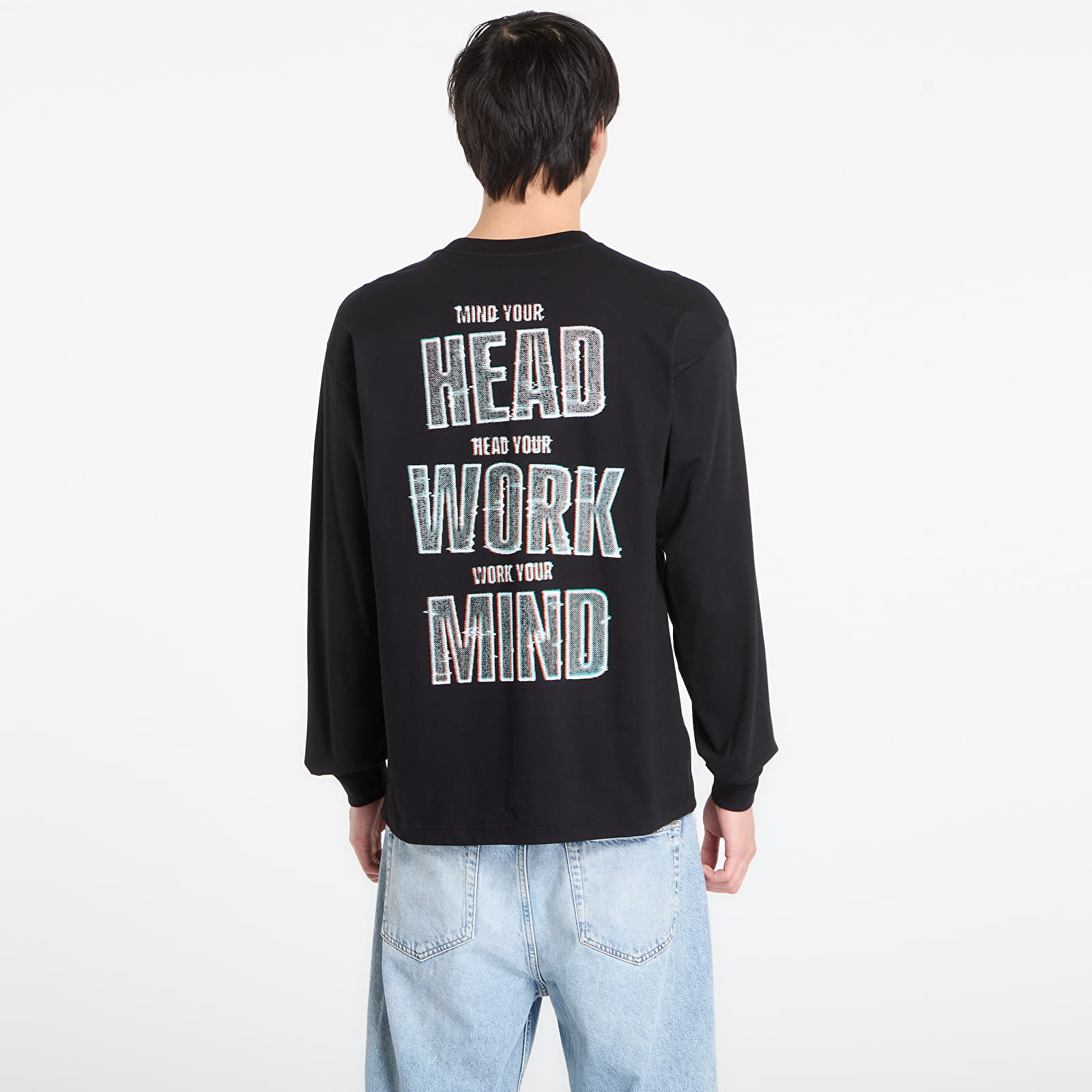 Vīriešu T-krekli Carhartt WIP L/S Mind Your Head T-Shirt UNISEX Black