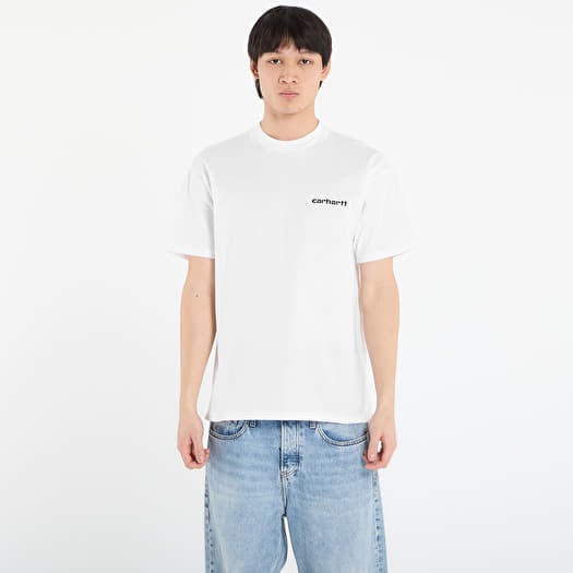 T-krekls Carhartt WIP S/S Archive Lines T-Shirt UNISEX White