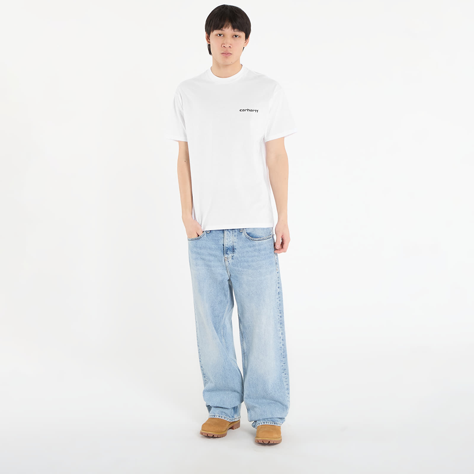 T-shirty męskie Carhartt WIP S/S Archive Lines T-Shirt UNISEX White