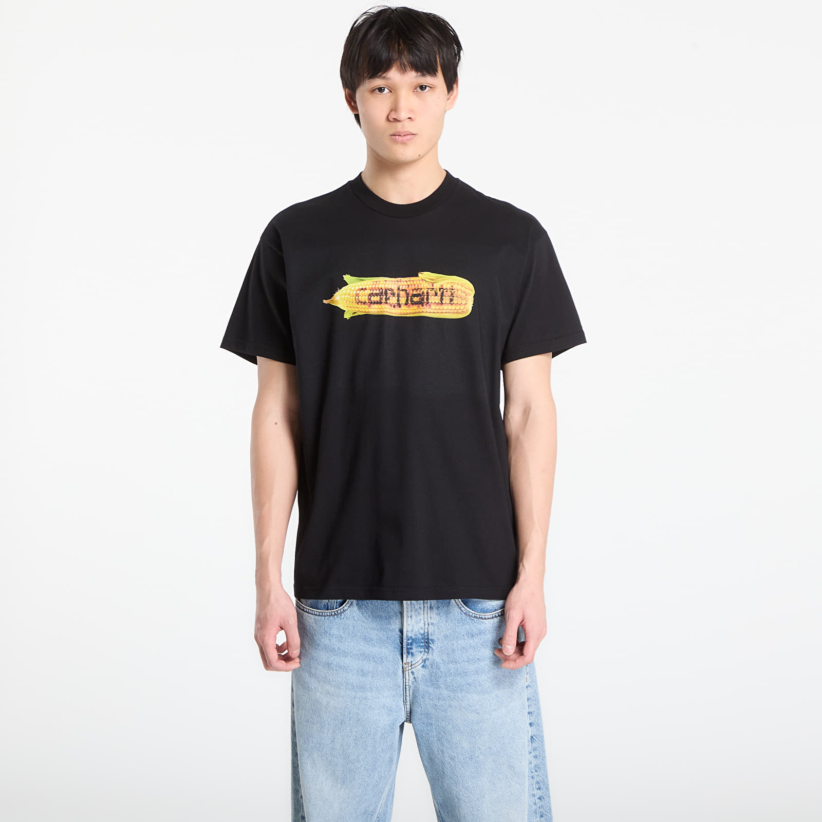 Férfi pólok Carhartt WIP S/S Hot Cob T-Shirt UNISEX Black