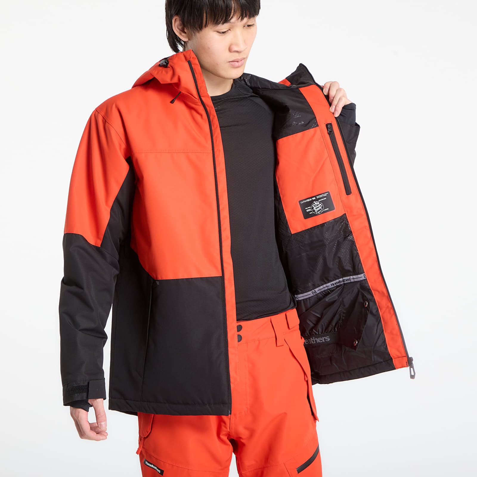 Moške jakne Horsefeathers Recon Jacket Red/ Black