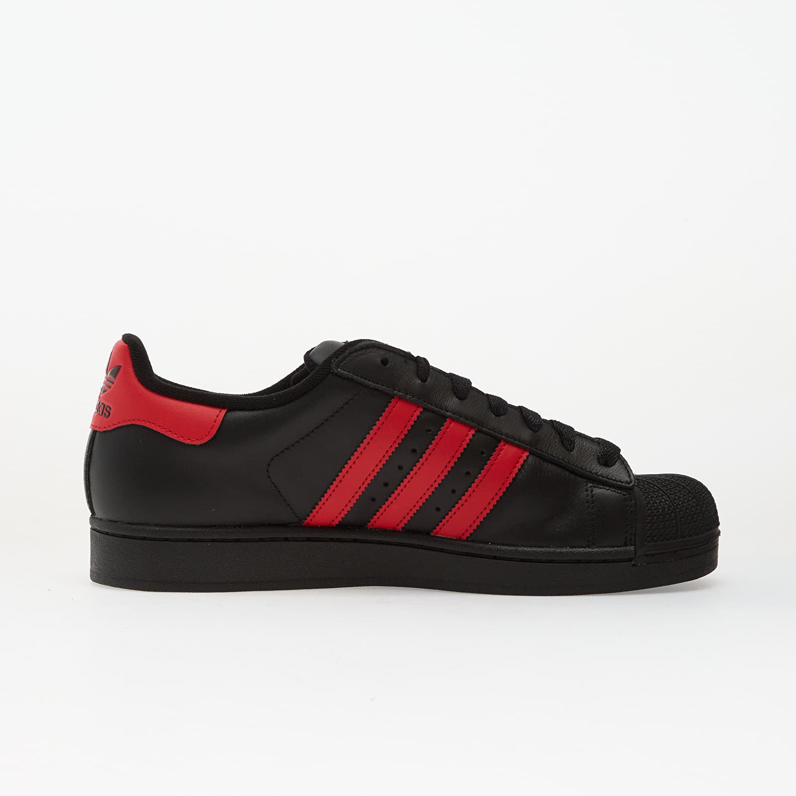 Men's sneakers and shoes adidas Superstar II Core Black/ Better Scarlet/ Core Black