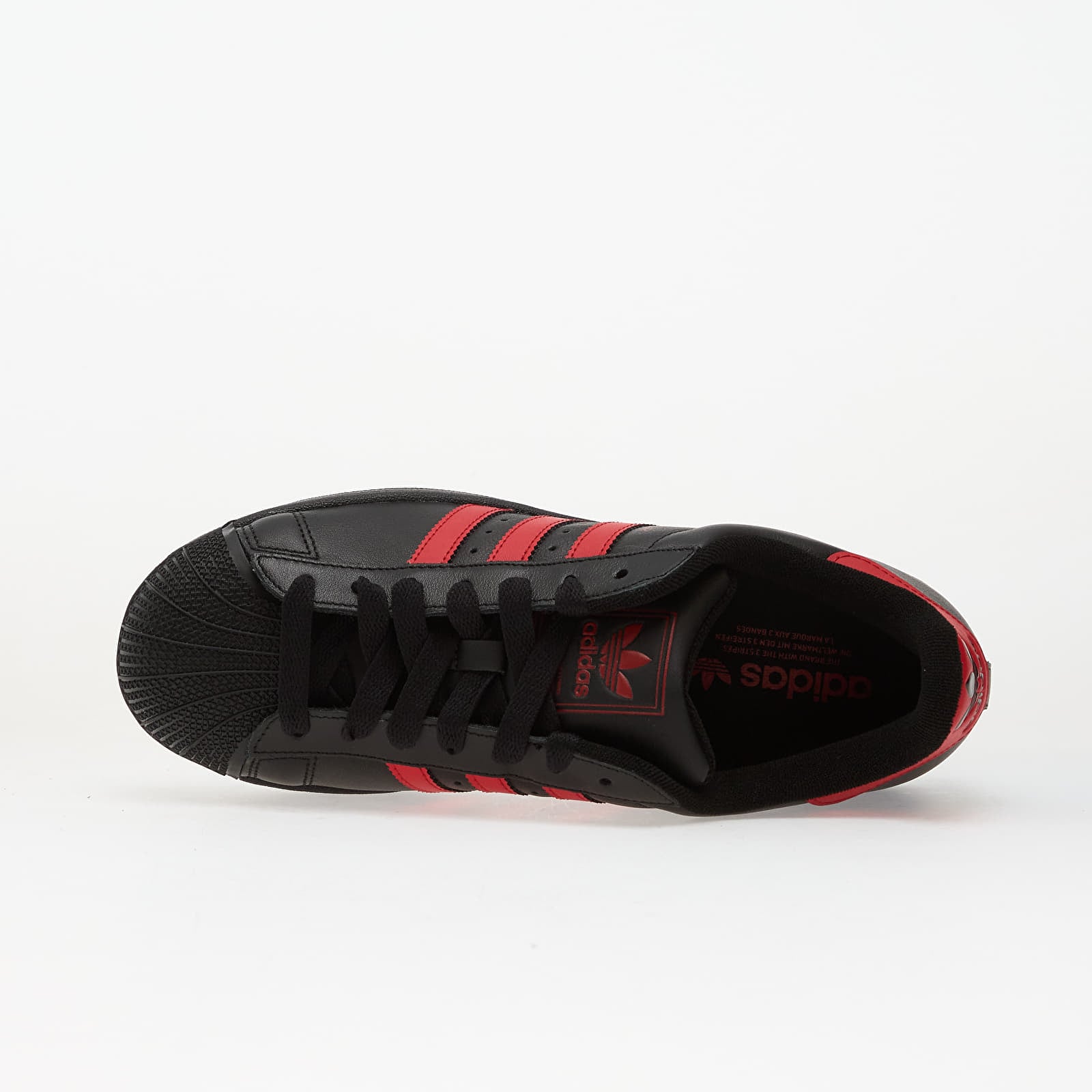 Men's sneakers and shoes adidas Superstar II Core Black/ Better Scarlet/ Core Black