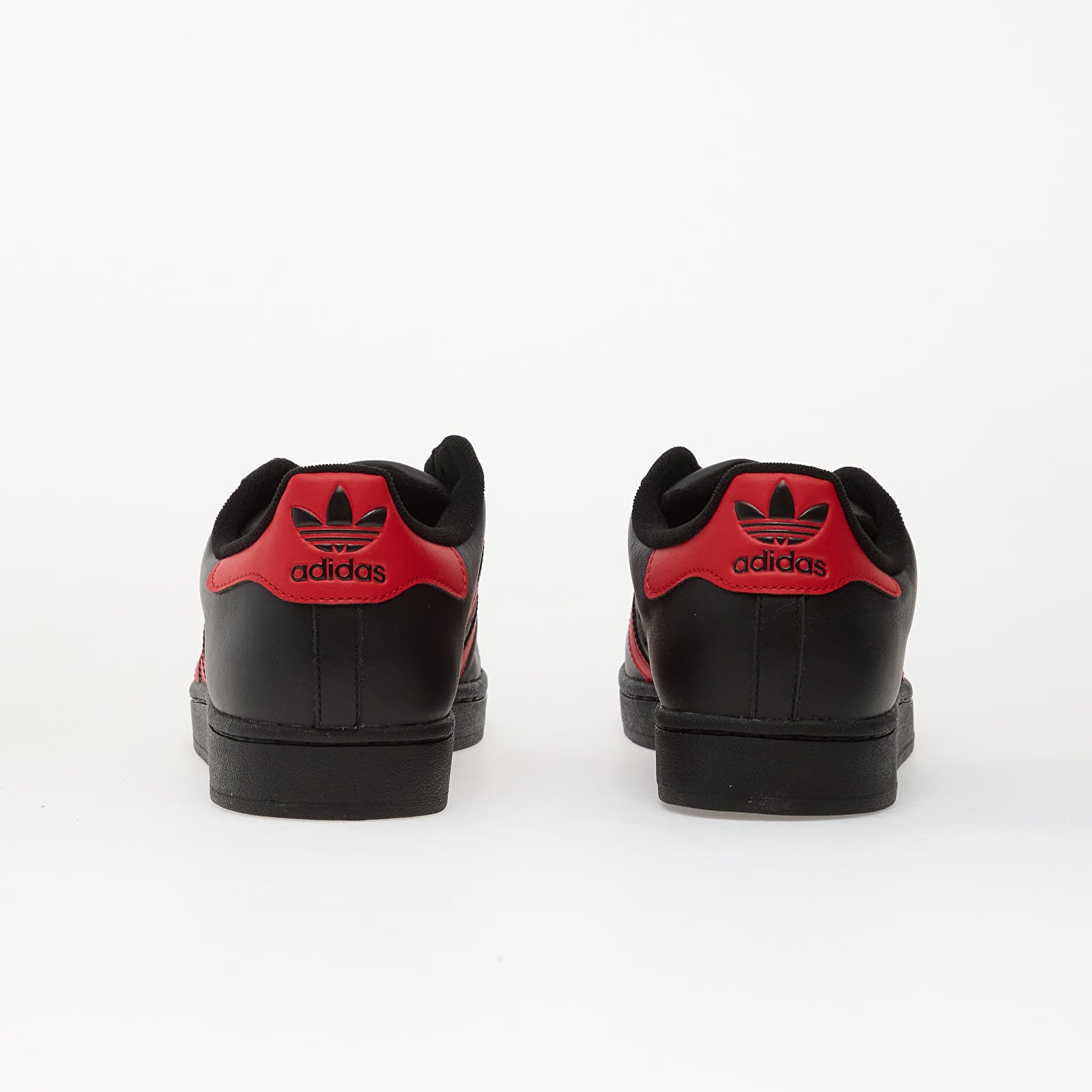 Men's sneakers and shoes adidas Superstar II Core Black/ Better Scarlet/ Core Black