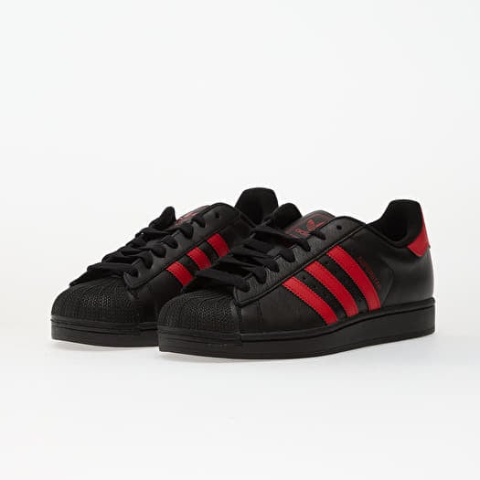 adidas Superstar II Core Black/ Better Scarlet/ Core Black | Queens