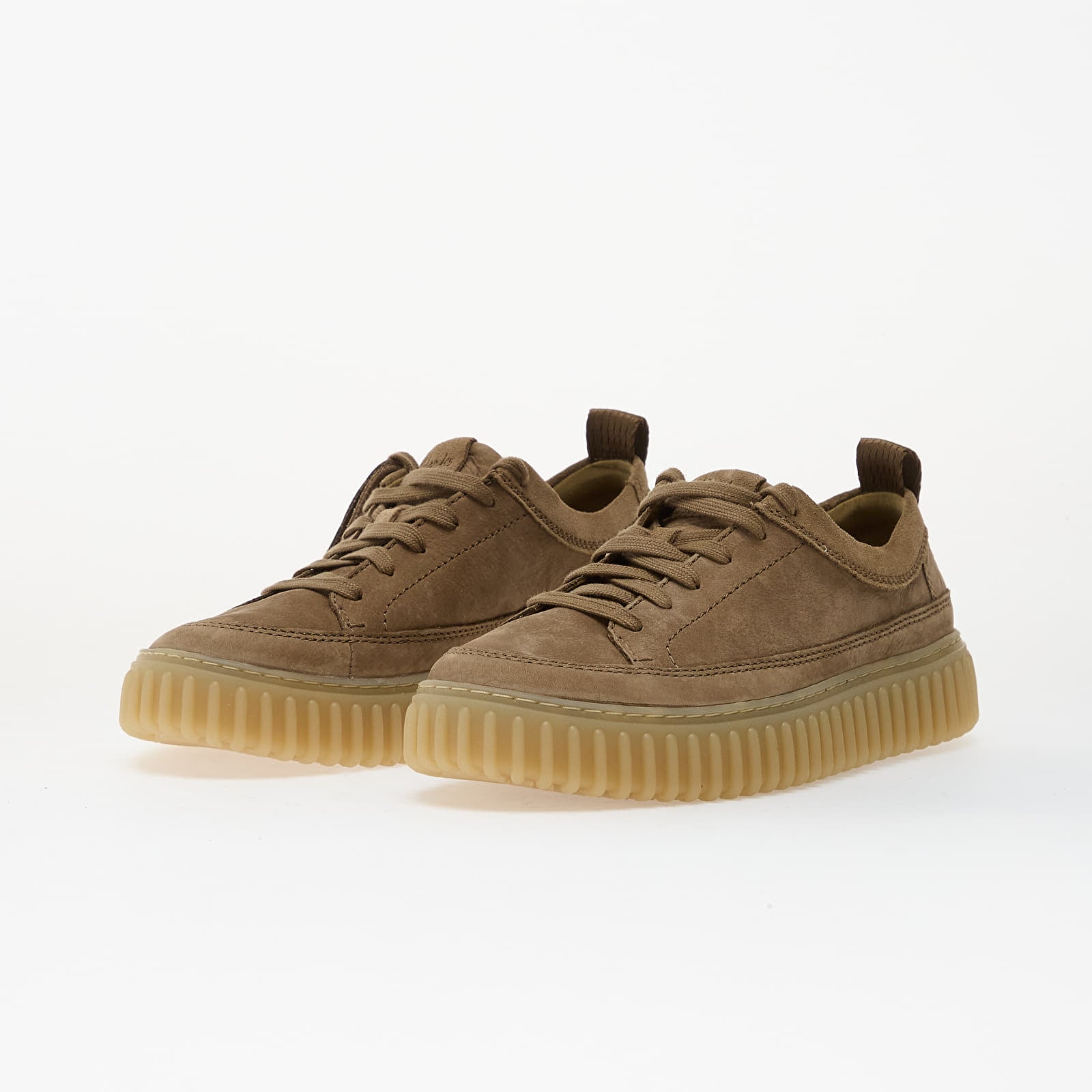 Vyriški sportbačiai ir batai Clarks Torhill Lace Dark Sand Nubuck