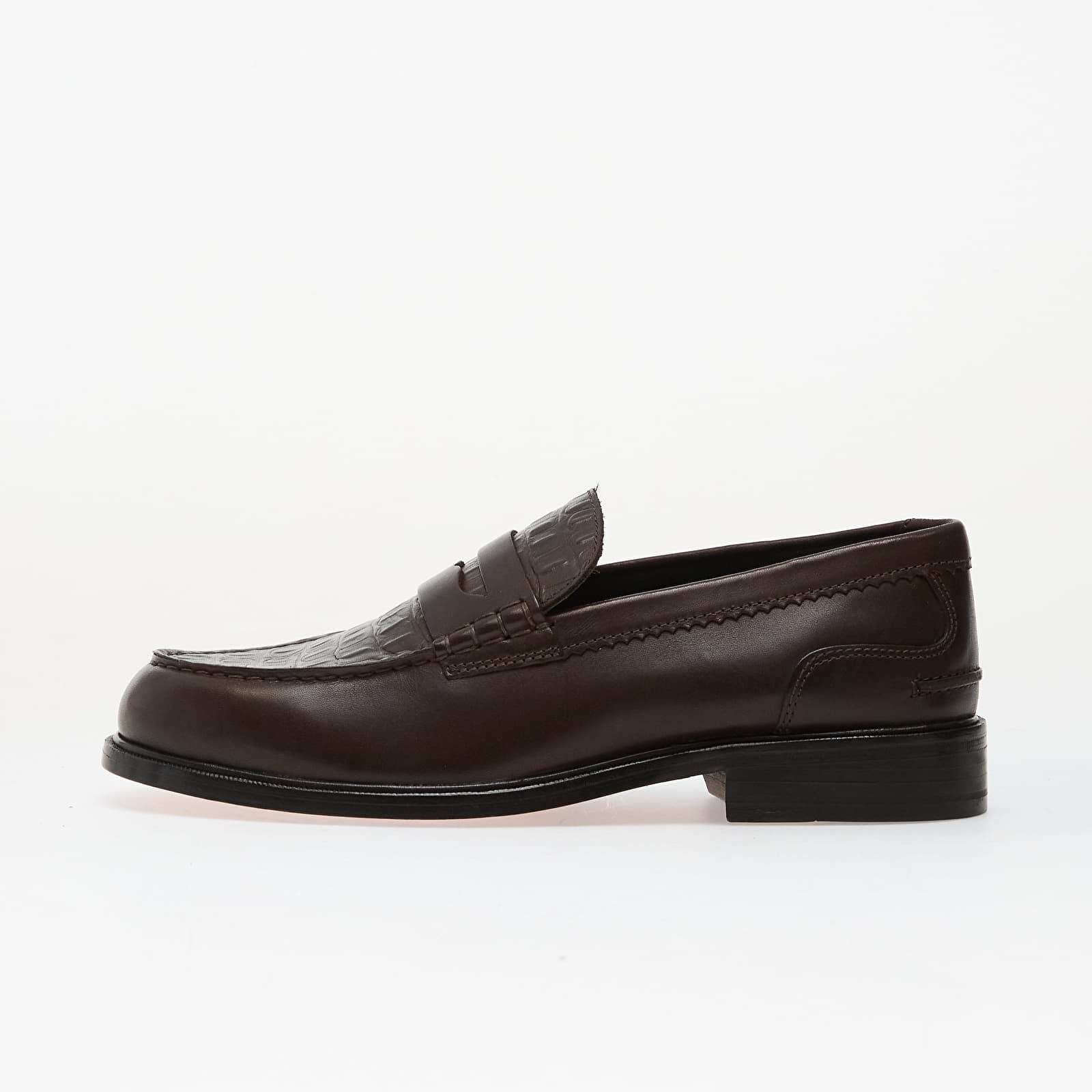 Сникърси Clarks CraftJames Lo Brown Crocodile Leather EUR 43