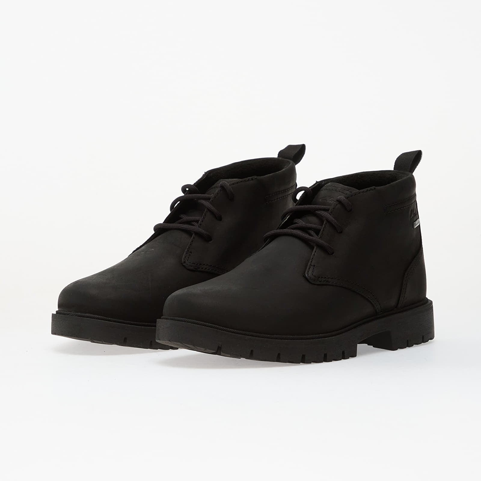 Turnschuhe und Schuhe für Männer Clarks Berhill MidGTX Black WLined Lea