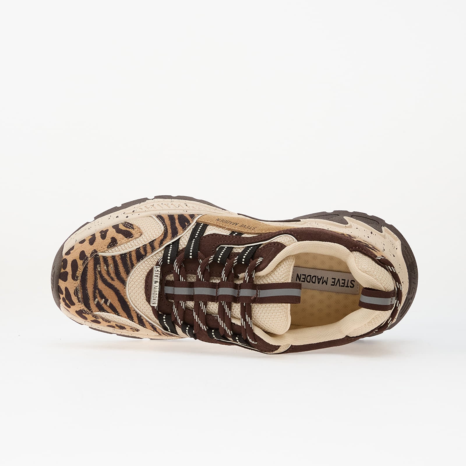 Sneakers und Schuhe für Frauen Steve Madden Animates-LE Brown Leopard