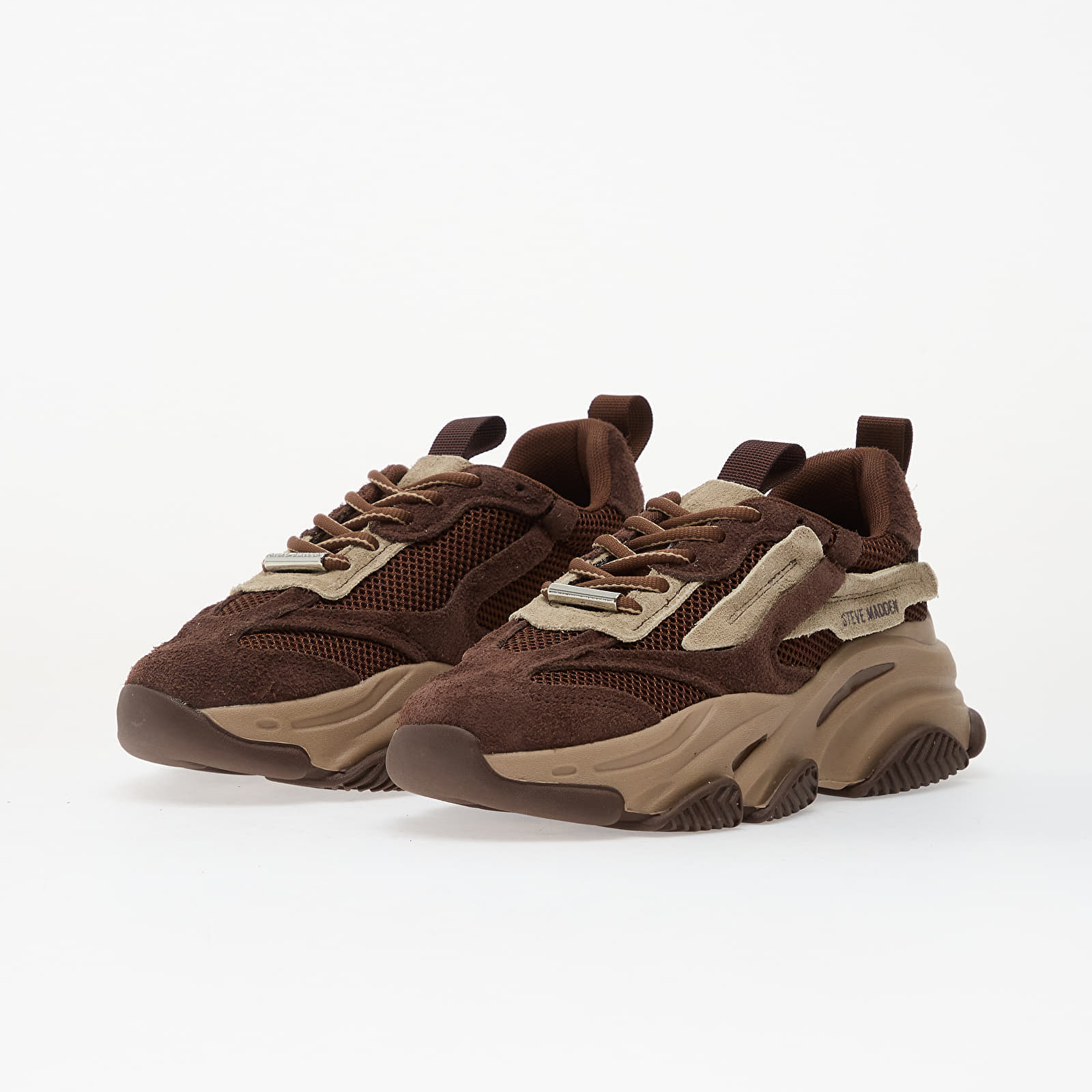 Sneakers Steve Madden Possession-E Ground Coffe Suede EUR 40