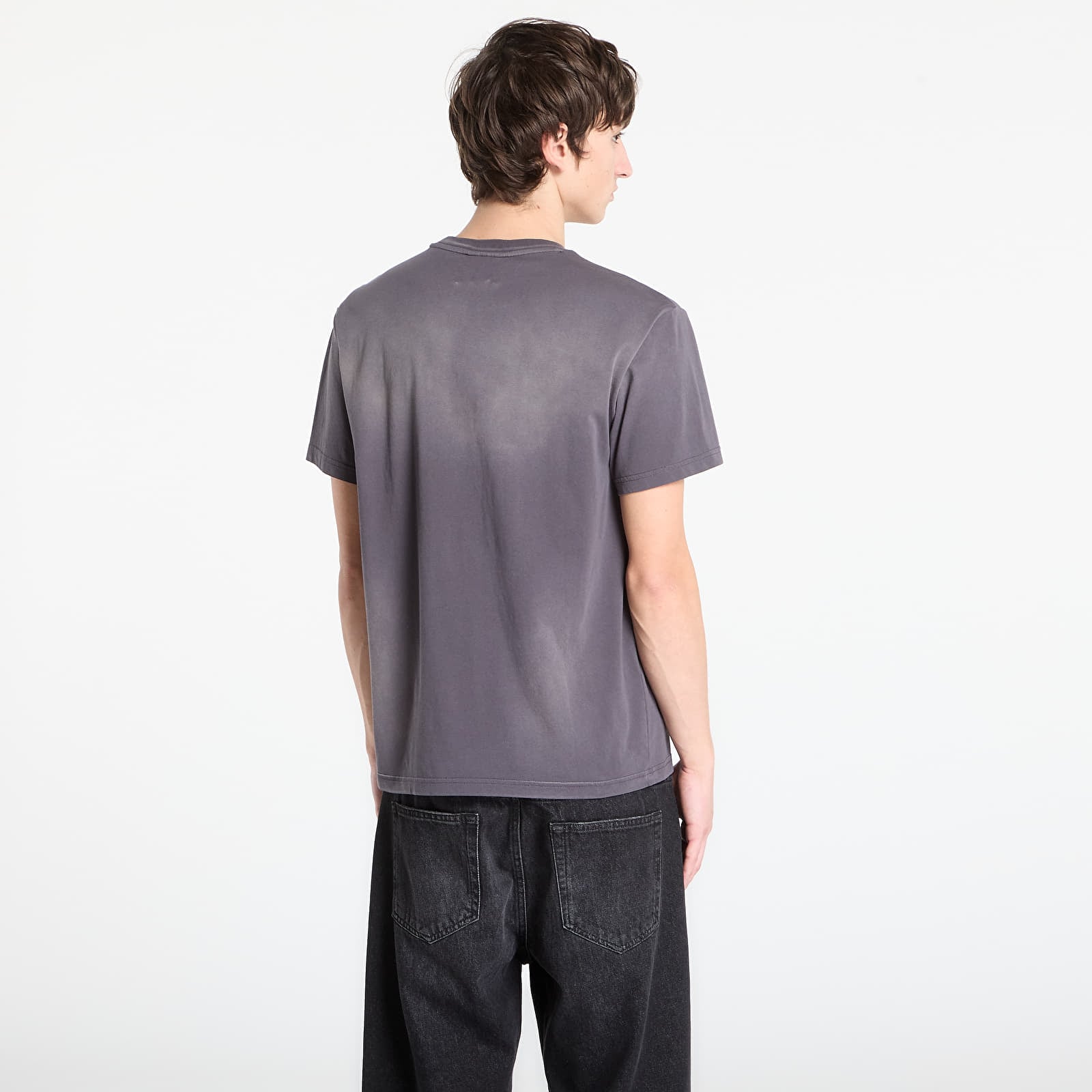 Magliette da uomo RIPNDIP Lord Nermal Pocket Tee Charcoal Vintage Wash