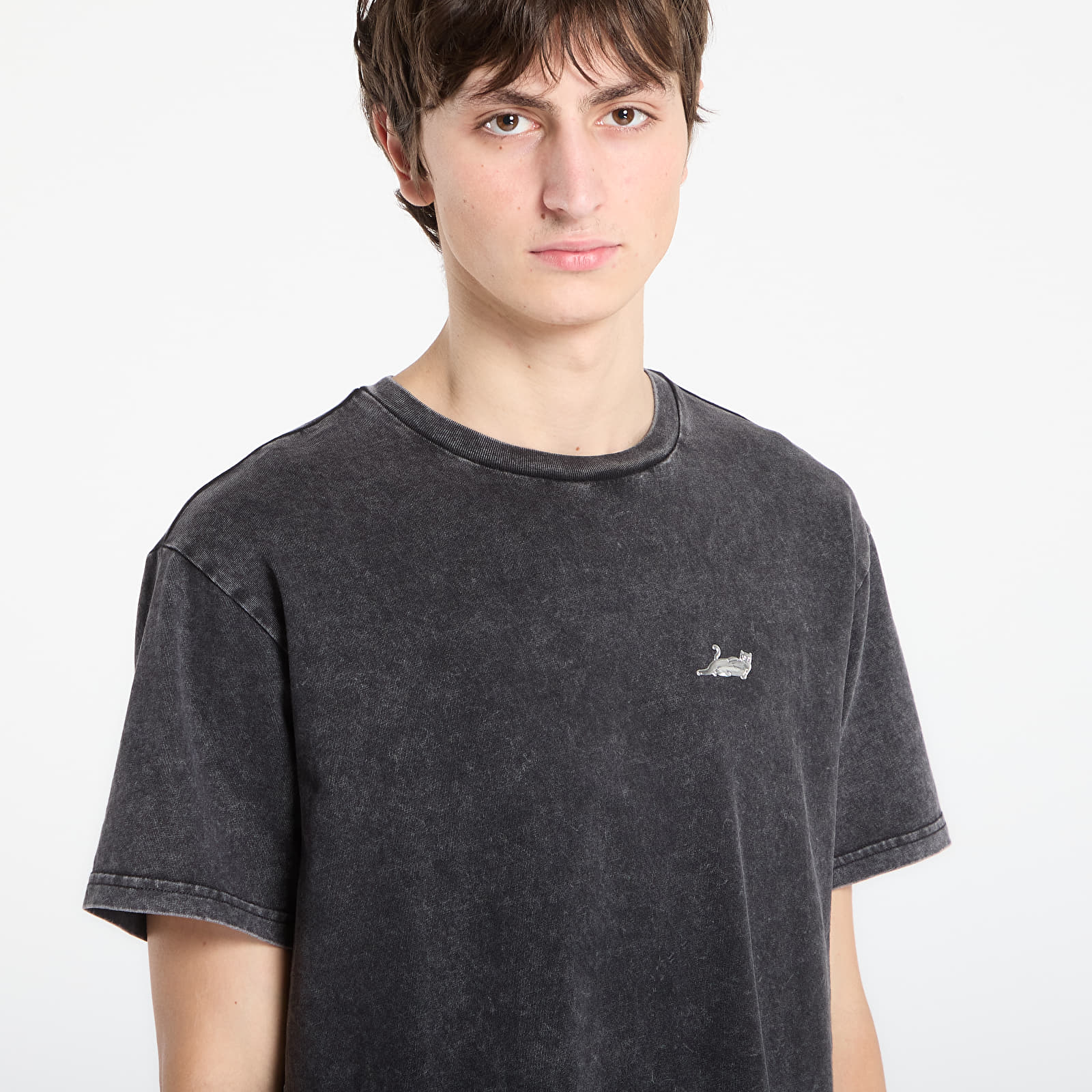 Magliette da uomo RIPNDIP Castanza Short Sleeve Tee Black Vintage Wash