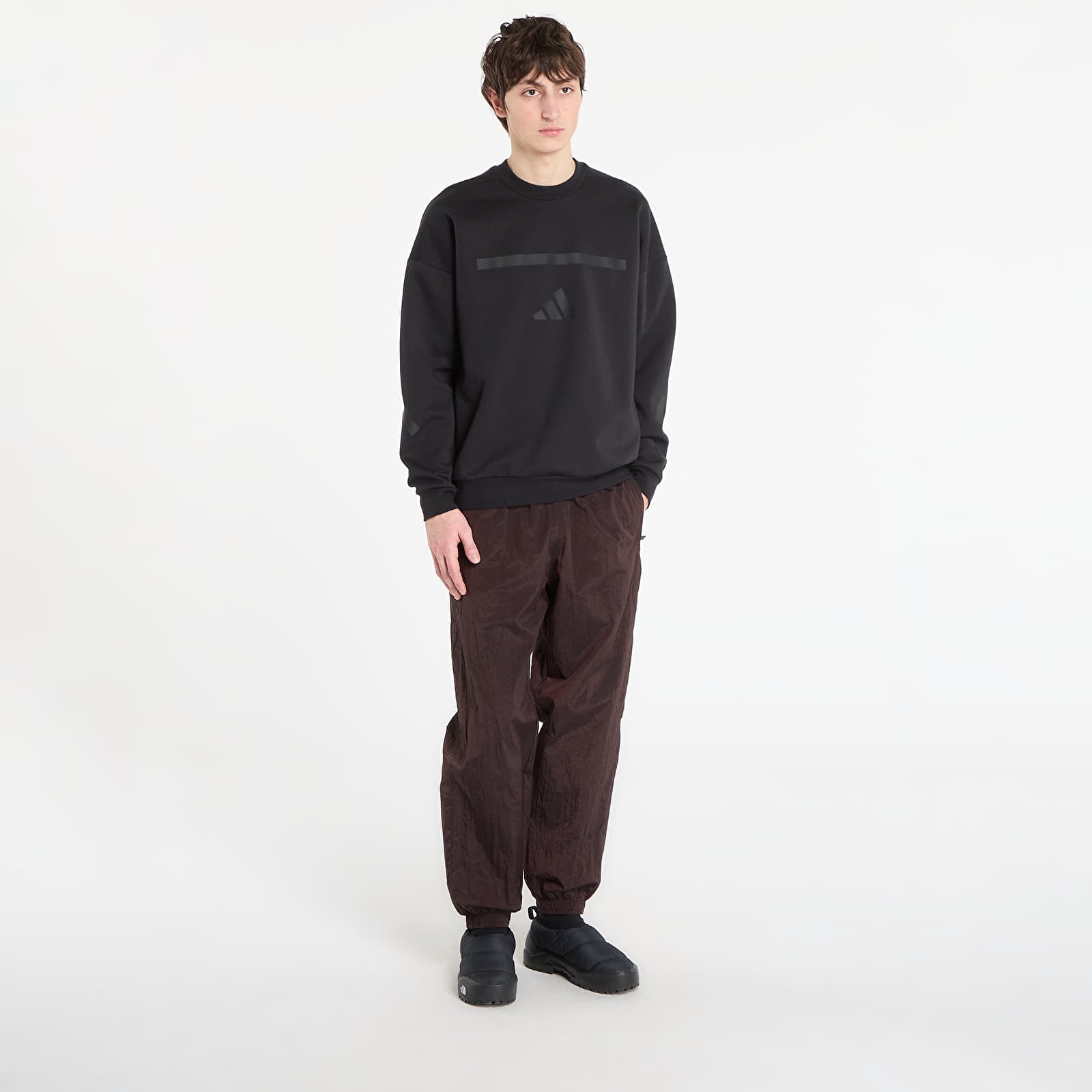 Felpe con cappuccio uomo adidas M Z.N.E. Crw Black