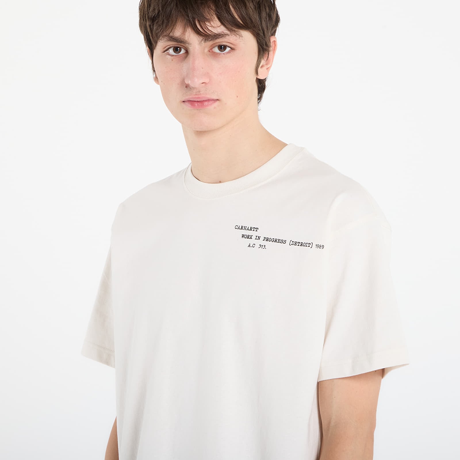 Vyriški marškinėliai Carhartt WIP S/S Punched T-Shirt UNISEX Wax