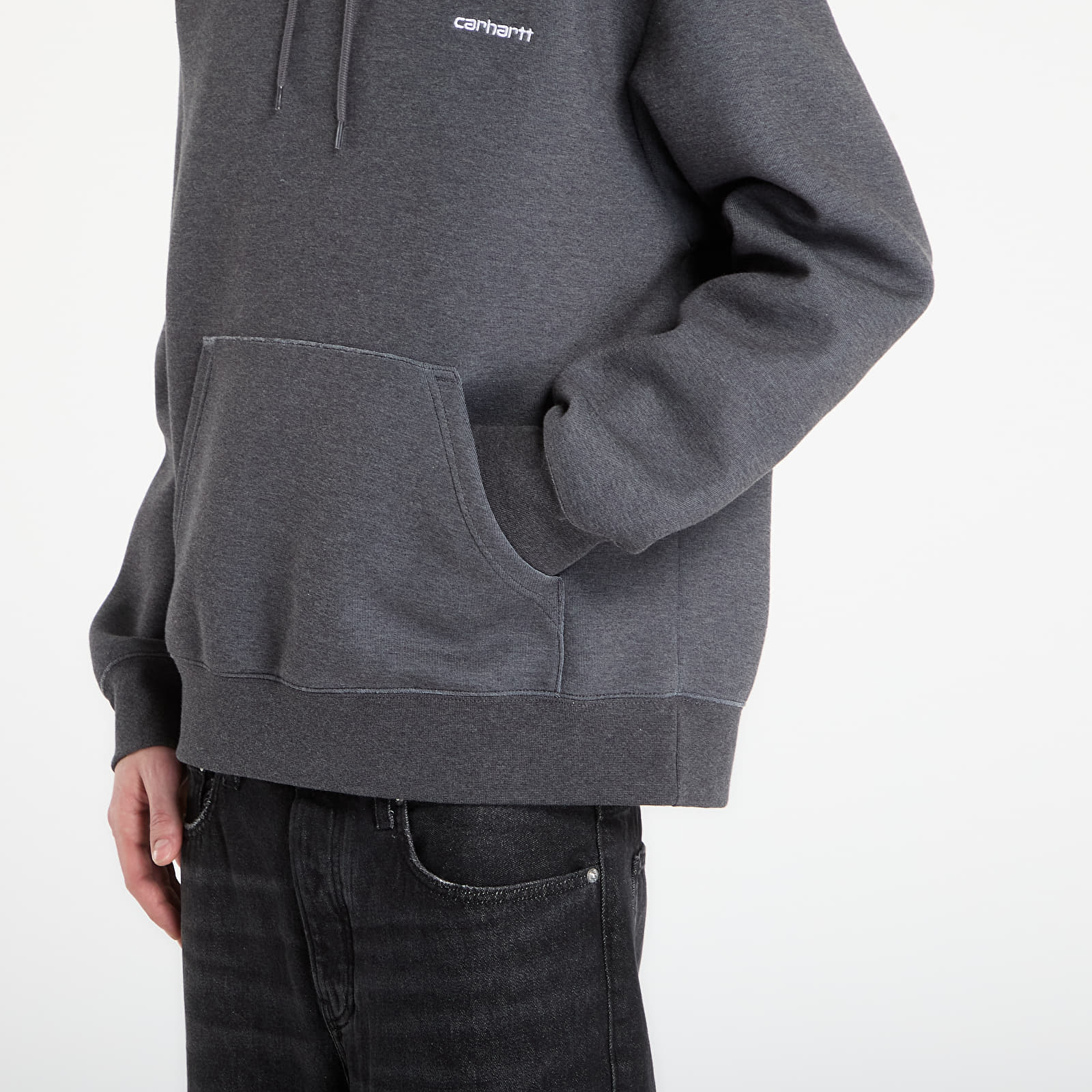 Мъжки суичъри Carhartt WIP Hooded Alda Sweat UNISEX Black/ White