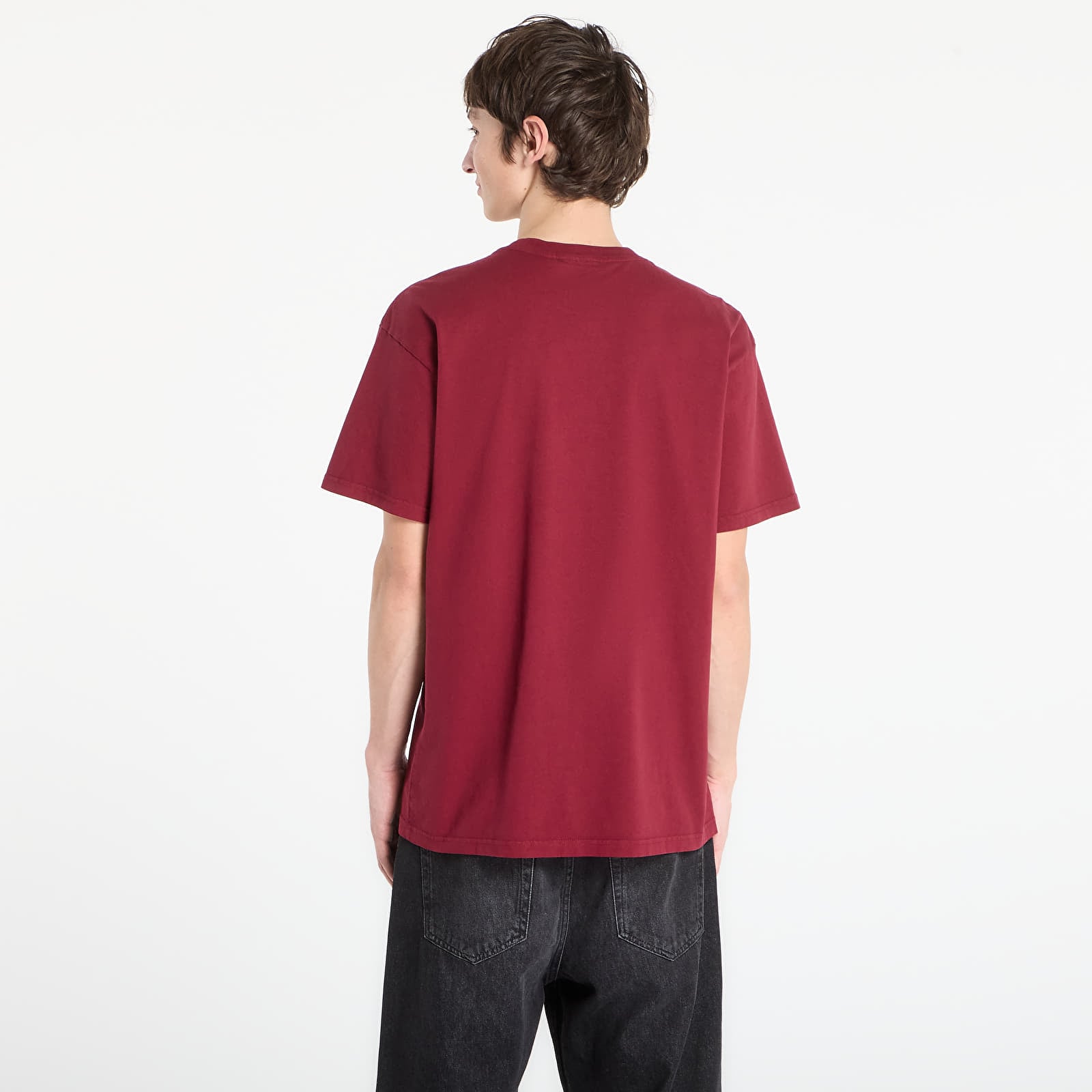 Heren T-shirts Carhartt WIP S/S Faded Pond Corps T-Shirt UNISEX Marsala