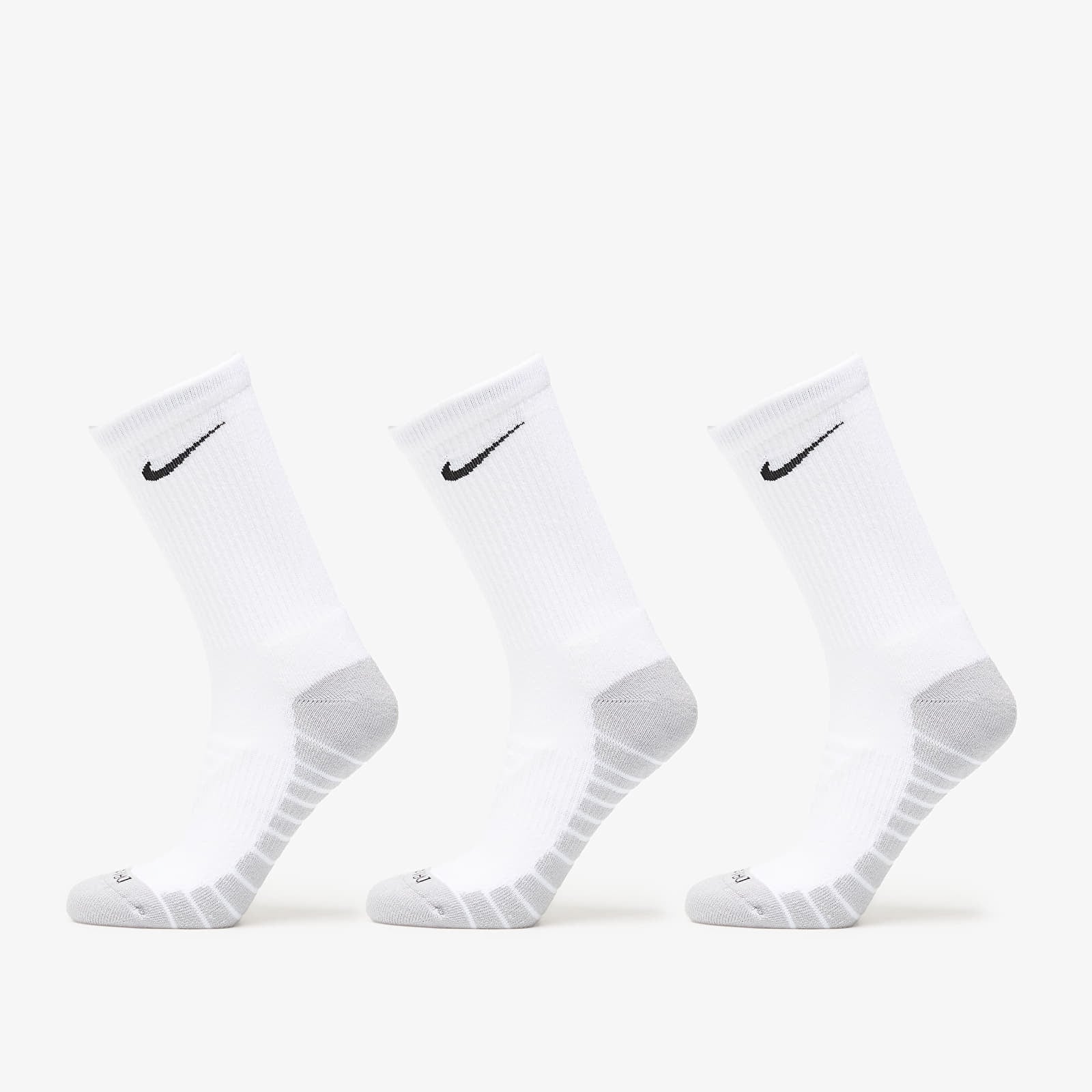 Chaussettes homme Nike Everyday Max Cushioned Training Crew Socks 3-Pack White/ Wolf Grey/ Black