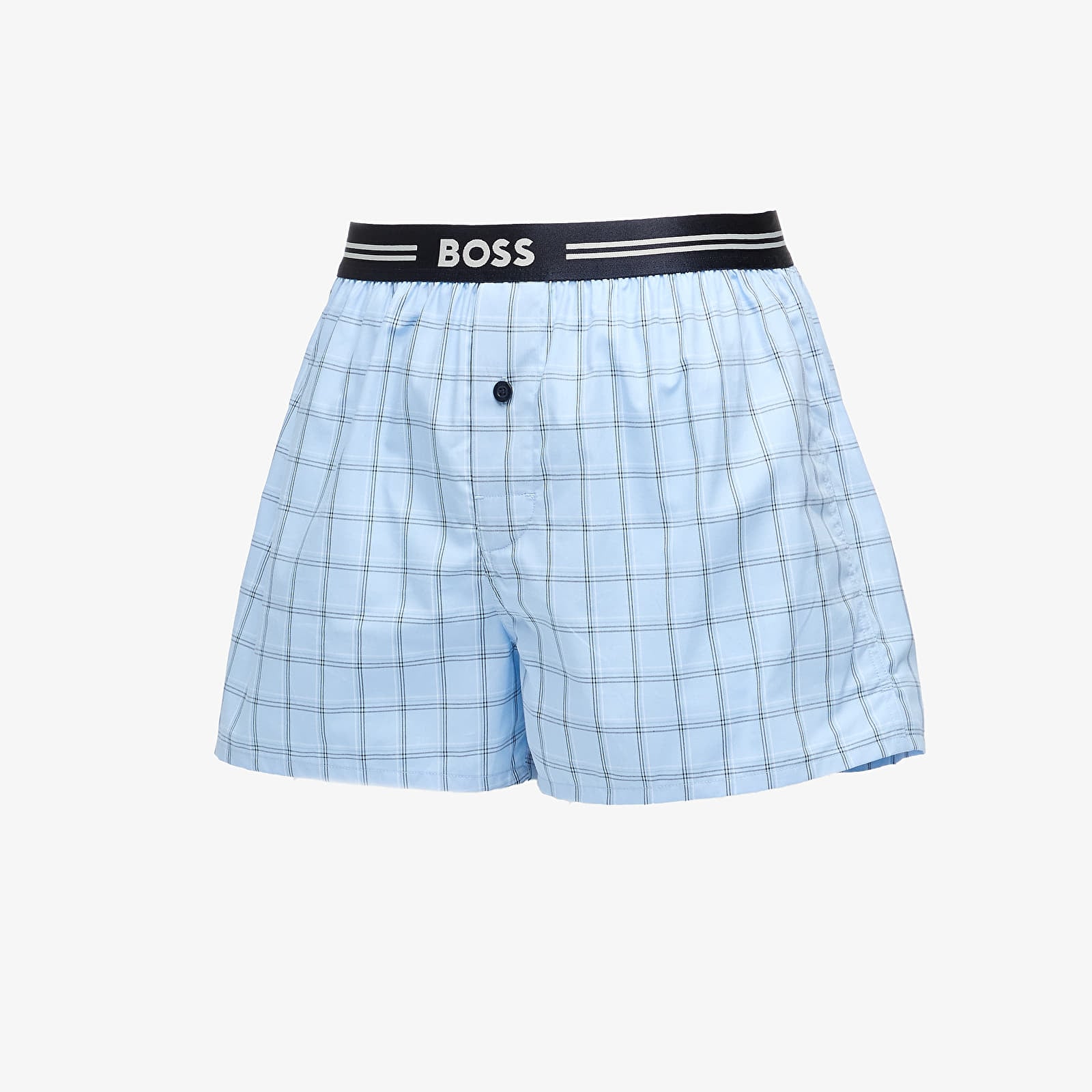 Ανδρικά μποξεράκια Hugo Boss Woven Boxer 3-Pack Blue