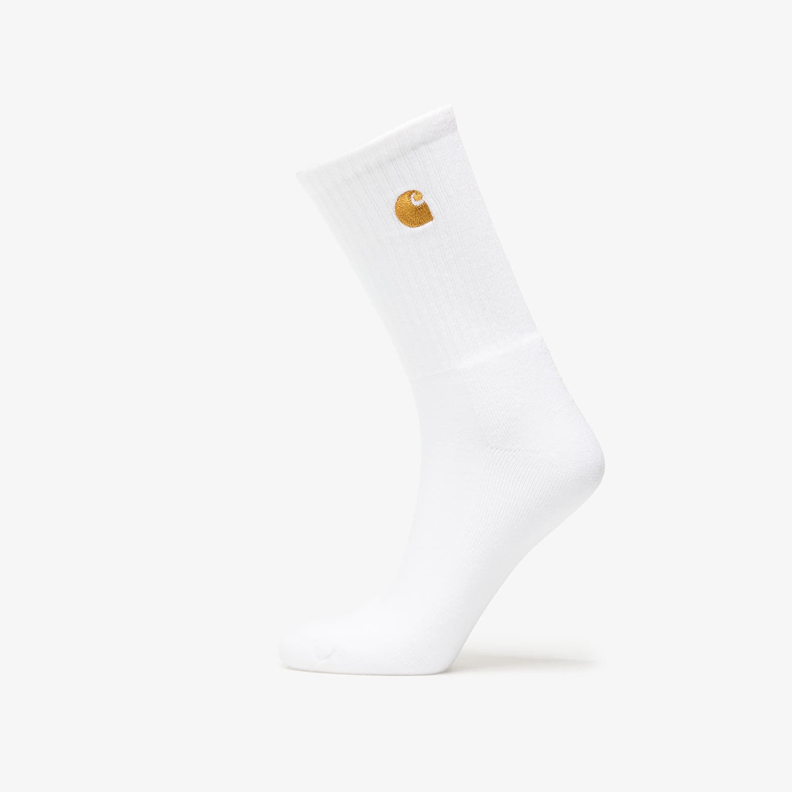 Vyriškos kojinės Carhartt WIP Chase Socks White/ Gold