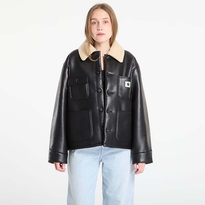 Jas Carhartt WIP W' Shepton OG Michigan Coat Black/ Natural