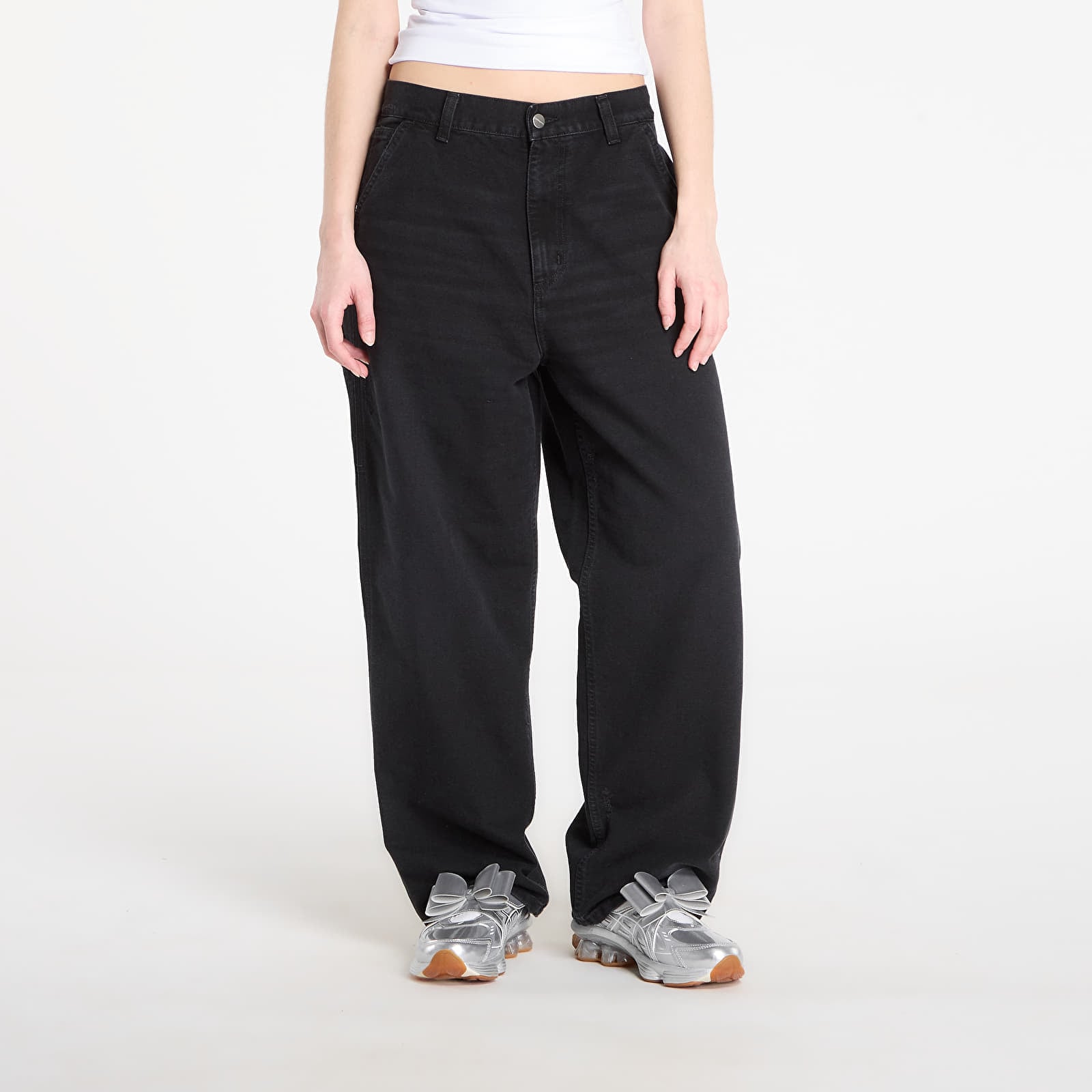 Панталони Carhartt WIP W' Brandon Single Knee Pant Black S