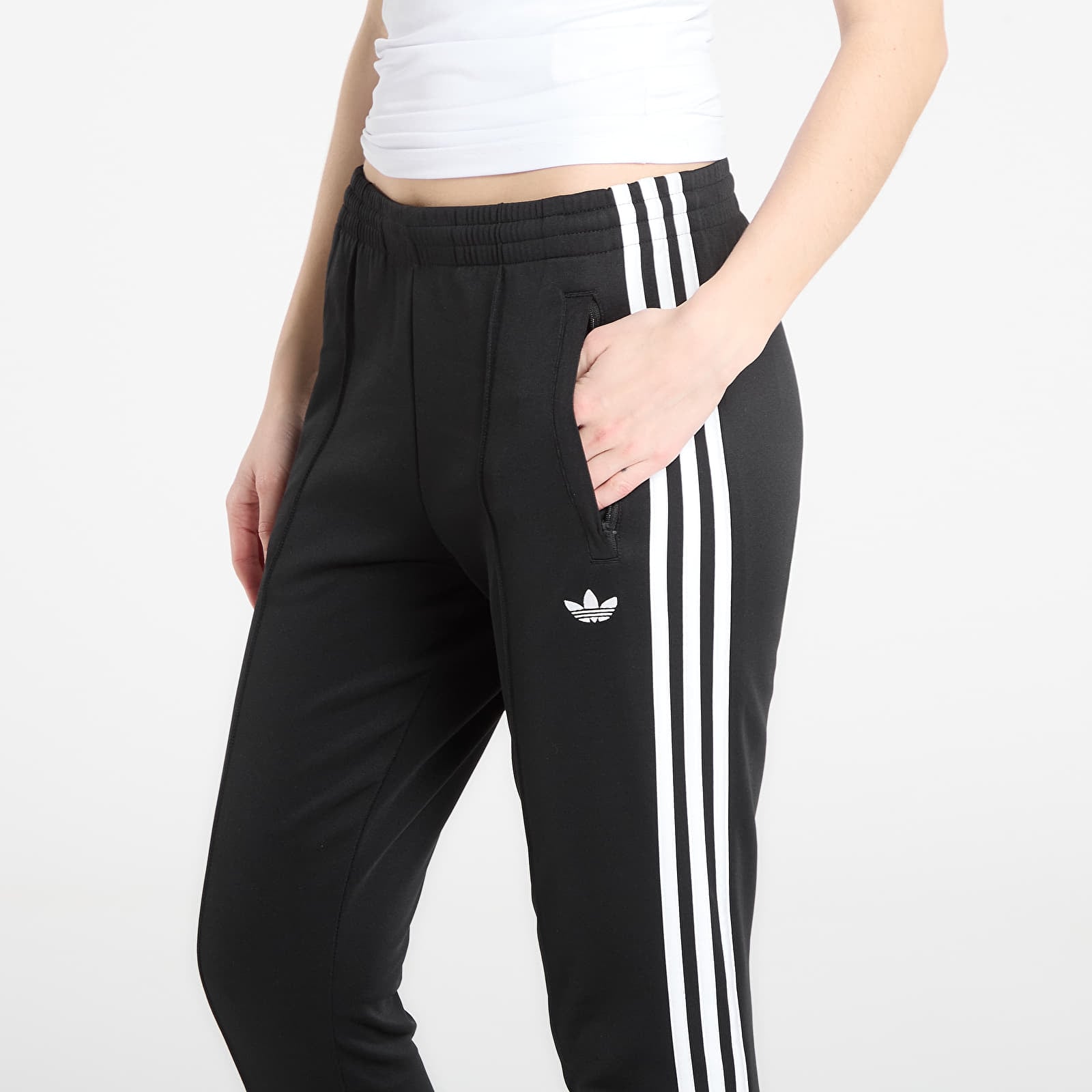 Damen Sweatpants adidas Sst Track Pants Black/ White