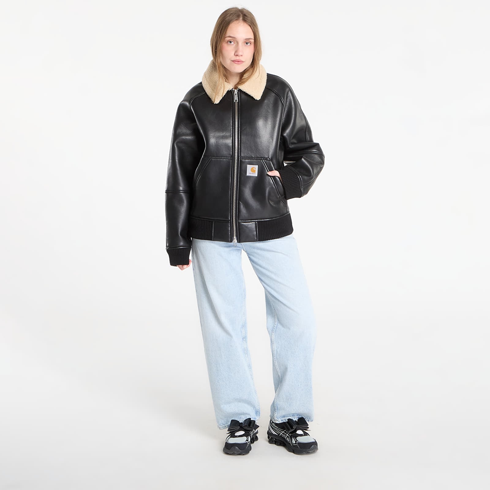 Куртки Carhartt WIP Shepton Jacket UNISEX Black/ Natural