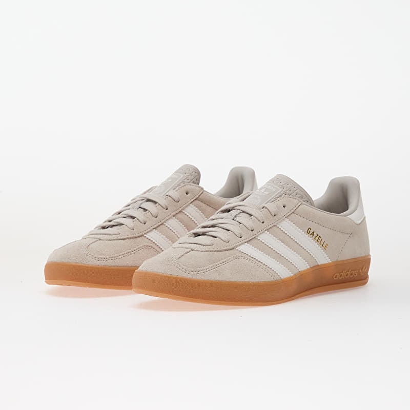  GAZELLE スニーカー adidas Gazelle Indoor Chalk Pearl/ Core White/ Gum2 | Queens