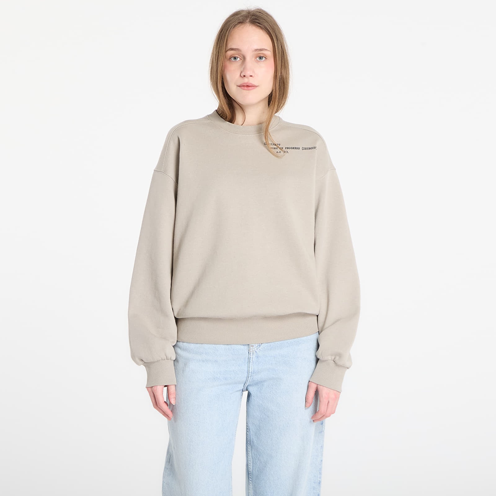 Moški hoodiji  Carhartt WIP Punched Sweat UNISEX Puddle