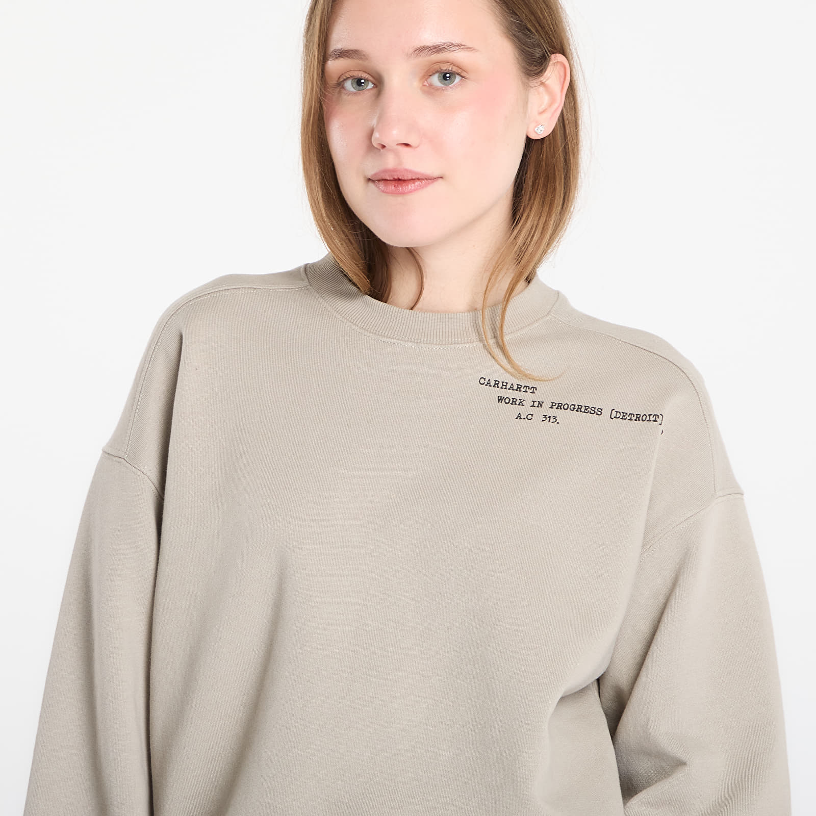 Moški hoodiji  Carhartt WIP Punched Sweat UNISEX Puddle
