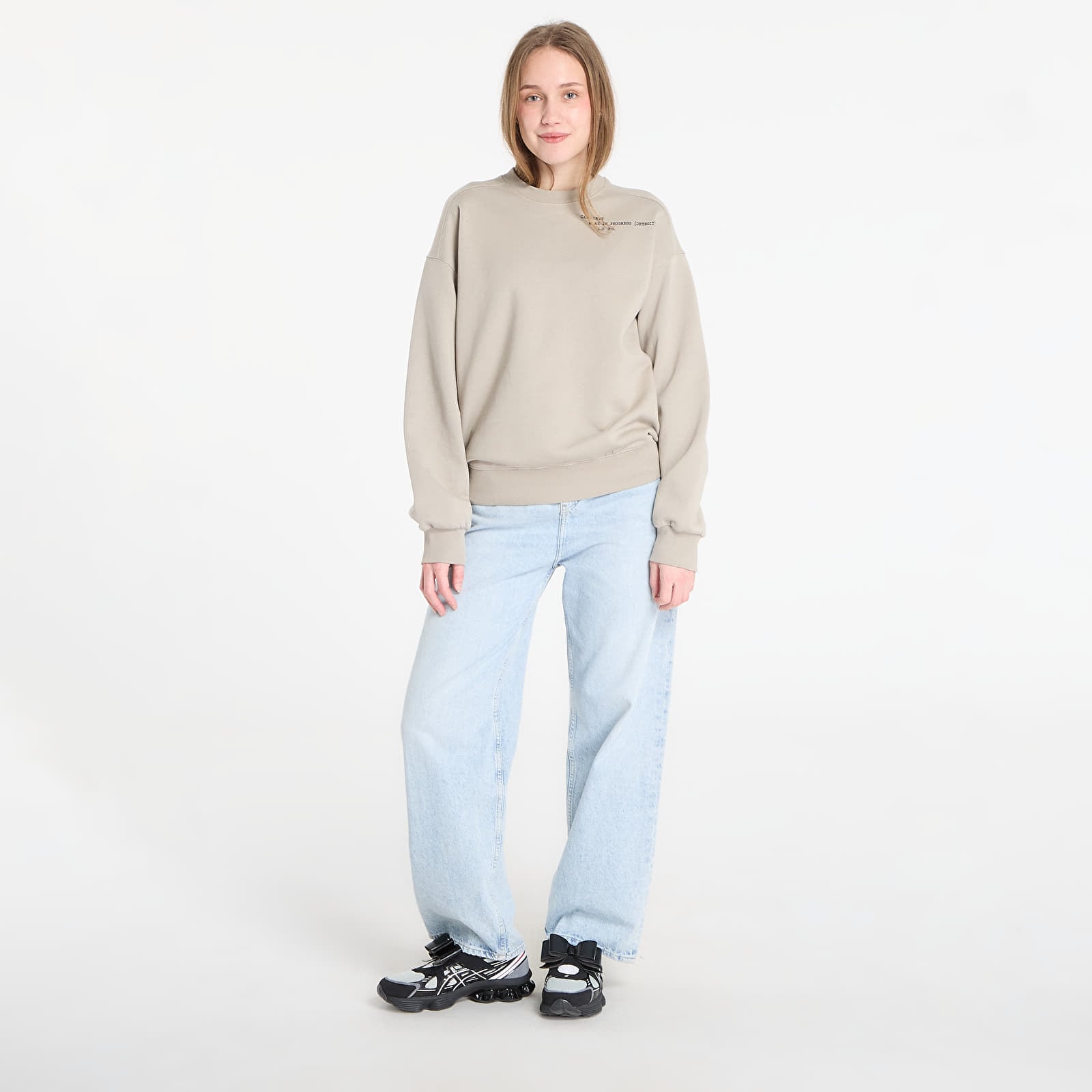 Moški hoodiji  Carhartt WIP Punched Sweat UNISEX Puddle