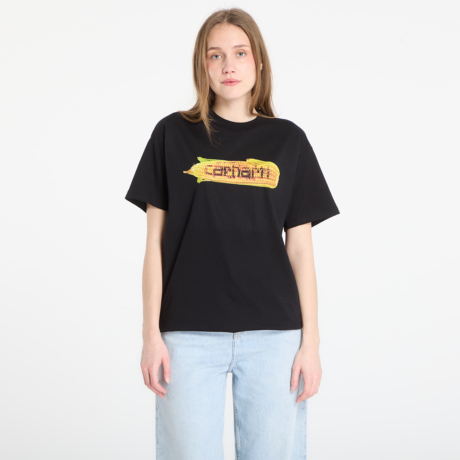 Férfi pólok Carhartt WIP S/S Hot Cob T-Shirt UNISEX Black