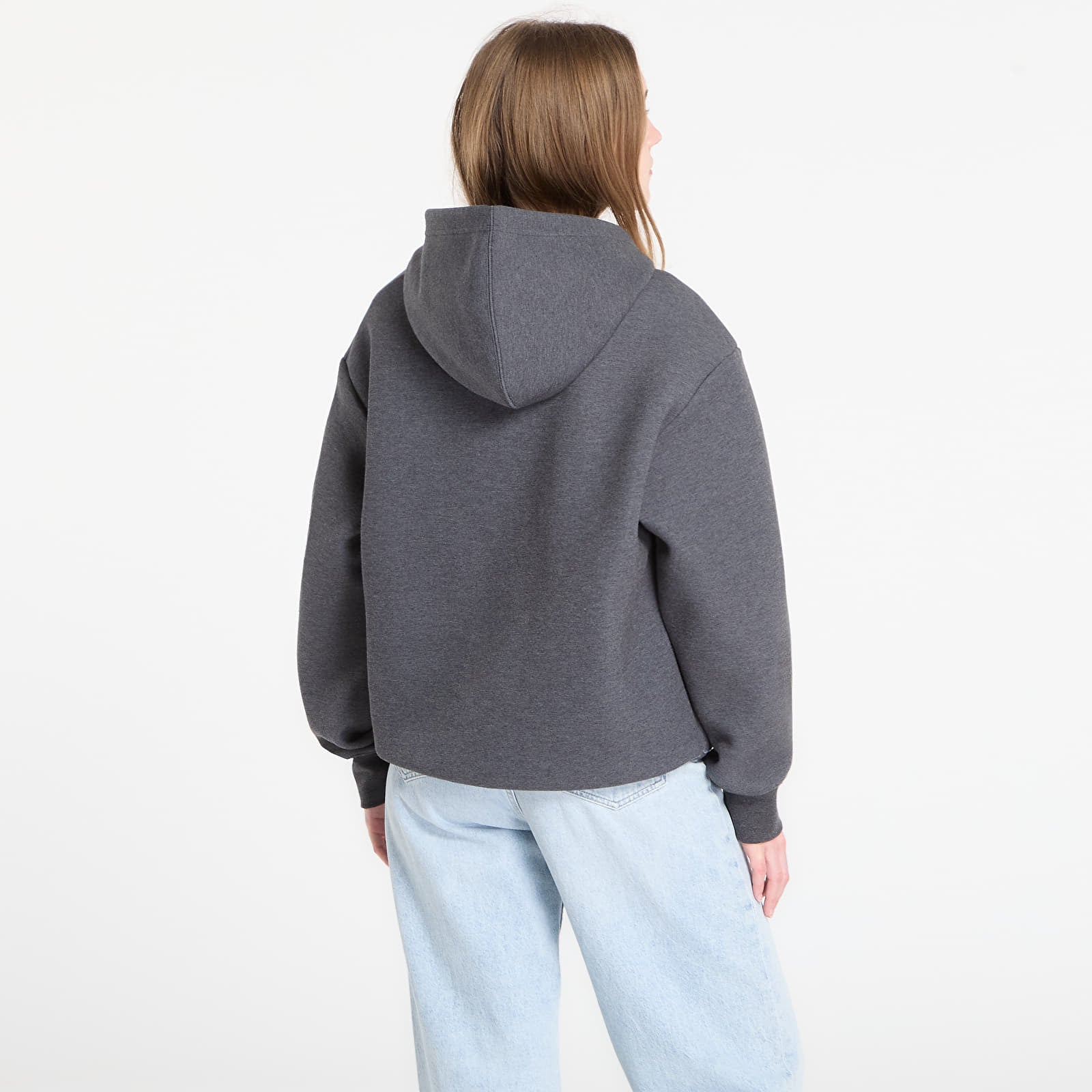 Мъжки суичъри Carhartt WIP Hooded Alda Sweat UNISEX Black/ White