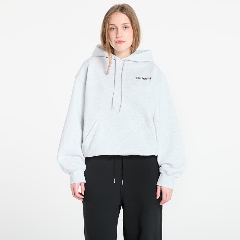 Džemperis Carhartt WIP Hooded Caps Sweat UNISEX Ash Heather
