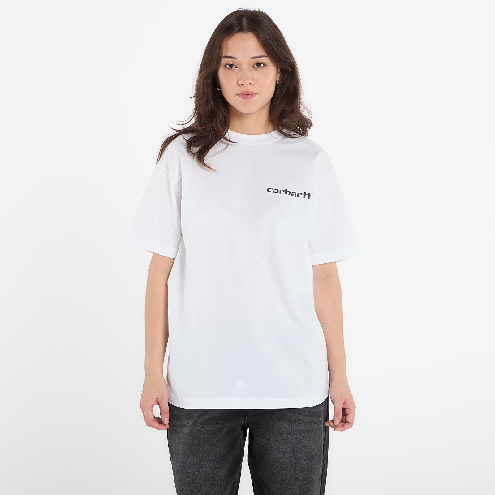 Tricouri  Carhartt WIP S/S Archive Script T-Shirt UNISEX White