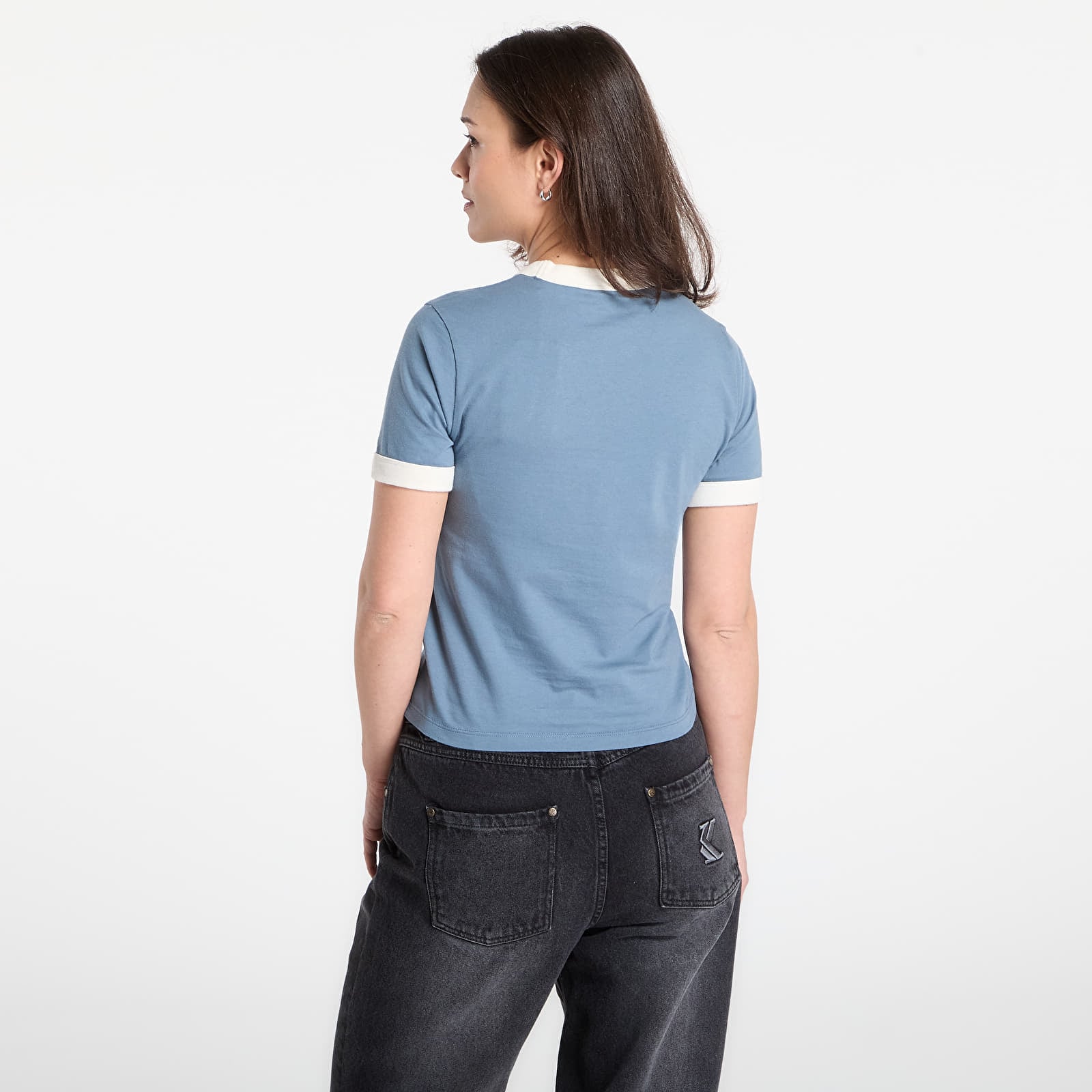 Tričká Carhartt WIP W' S/S Reminiscing Ringer T-Shirt Velvet Blue