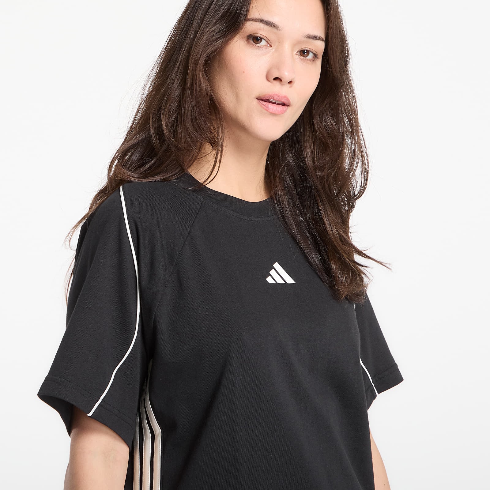 Tričká adidas Stadium 3-Stripes T-Shirt Black