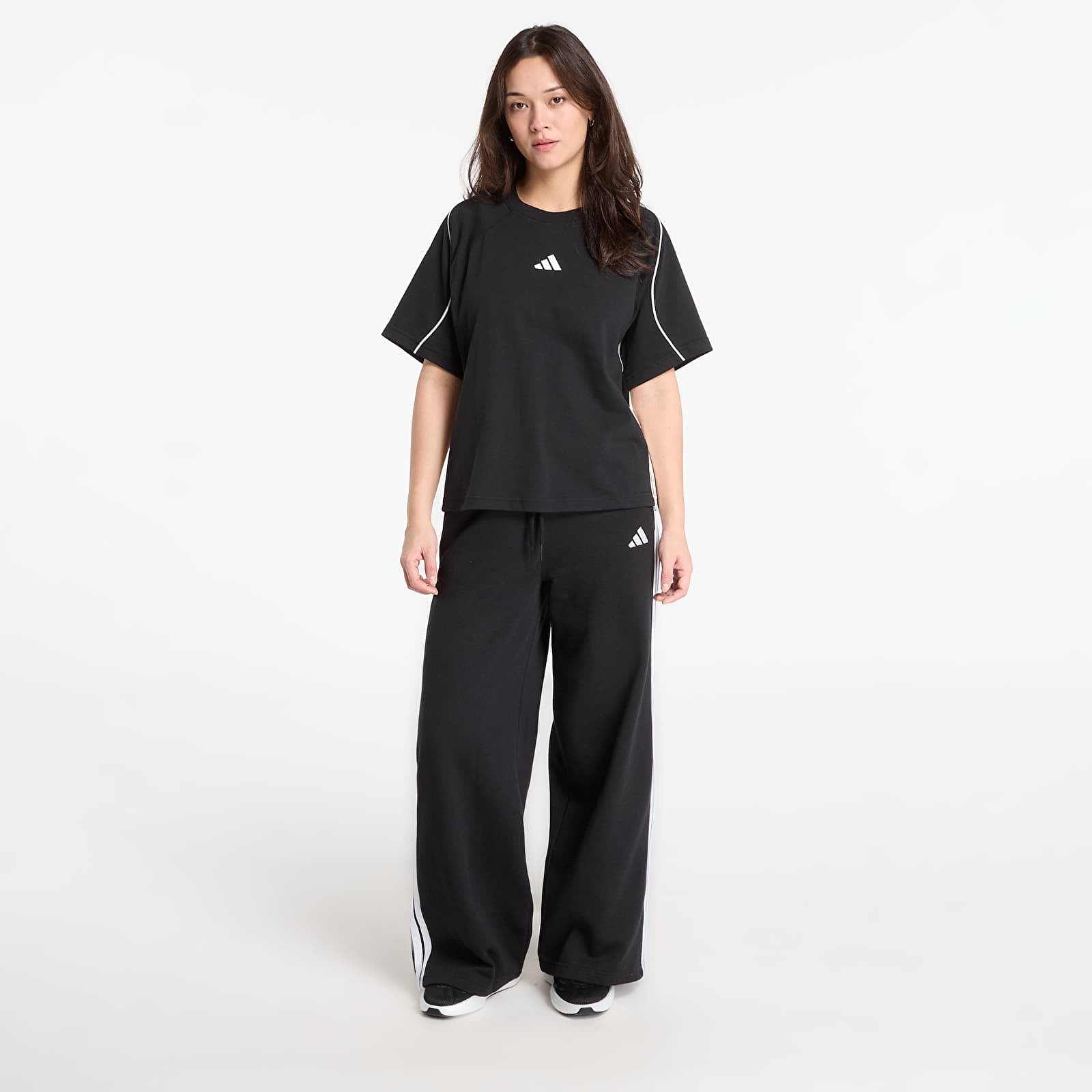 Tričká adidas Stadium 3-Stripes T-Shirt Black