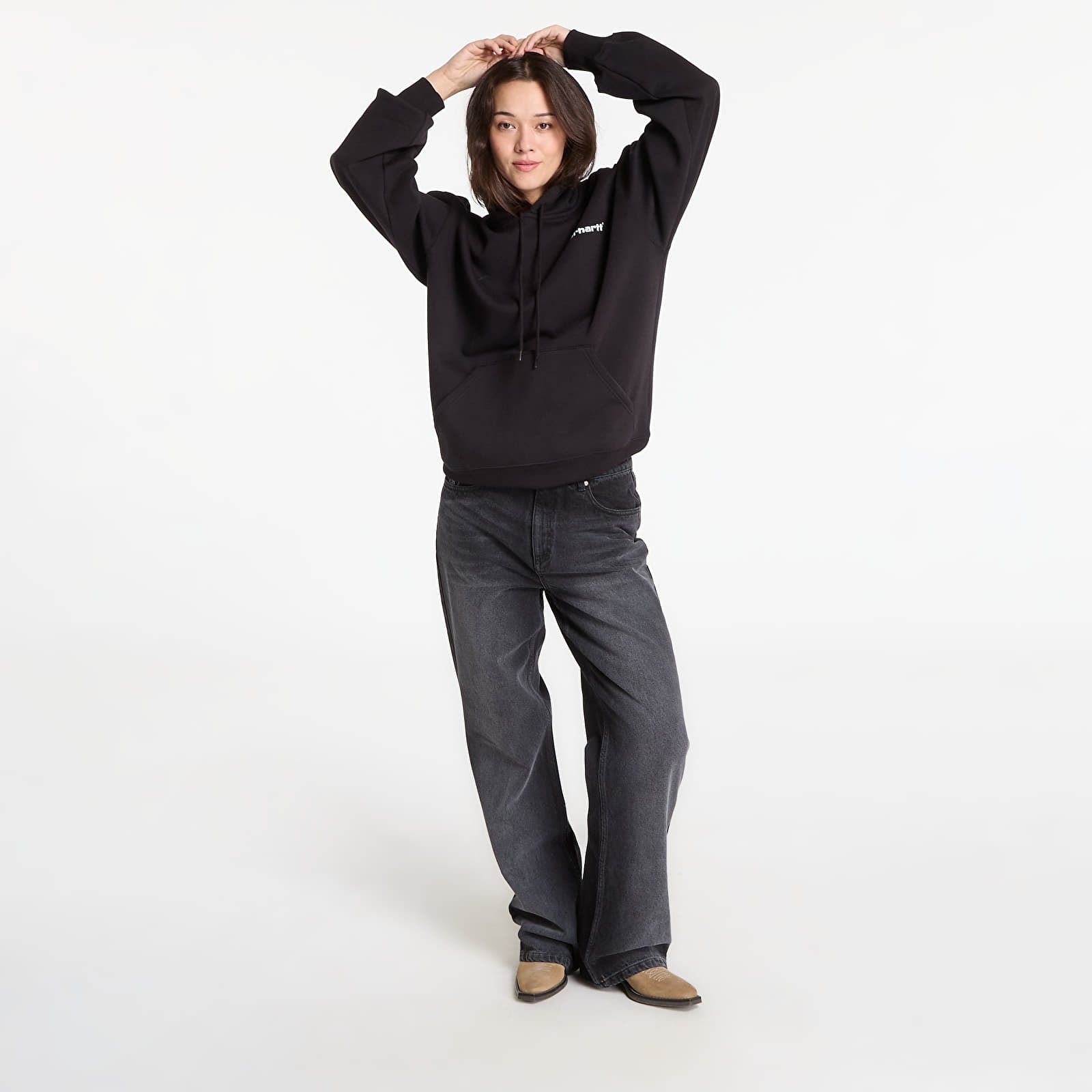 Hoodies and sweatshirts Carhartt WIP Hooded Caps Sweat UNISEX Black